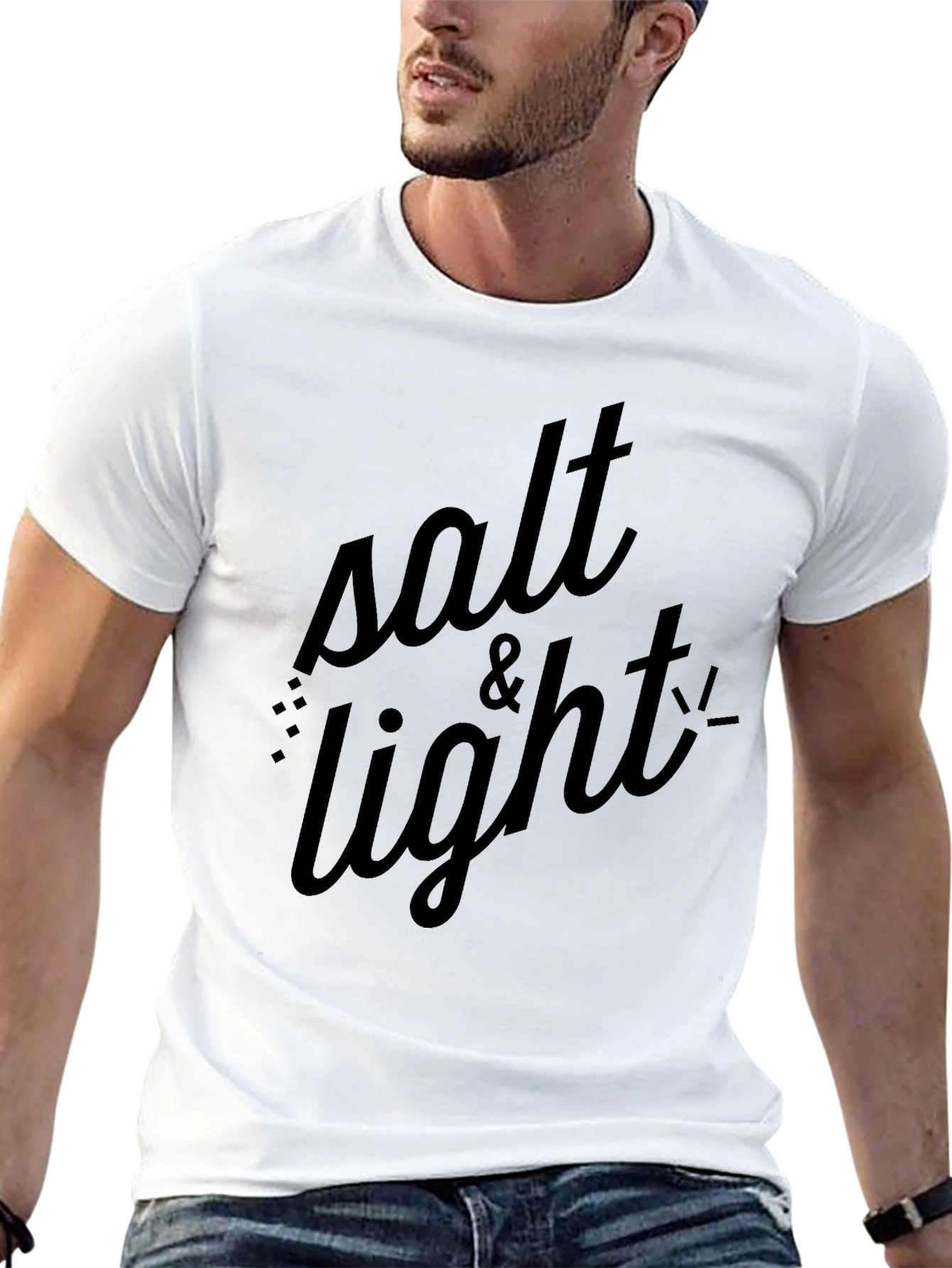 Salt & Light Graphic Tee - Stylish Christian T-Shirt