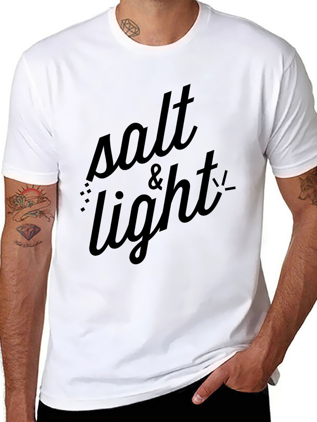 Salt & Light Graphic Tee - Stylish Christian T-Shirt
