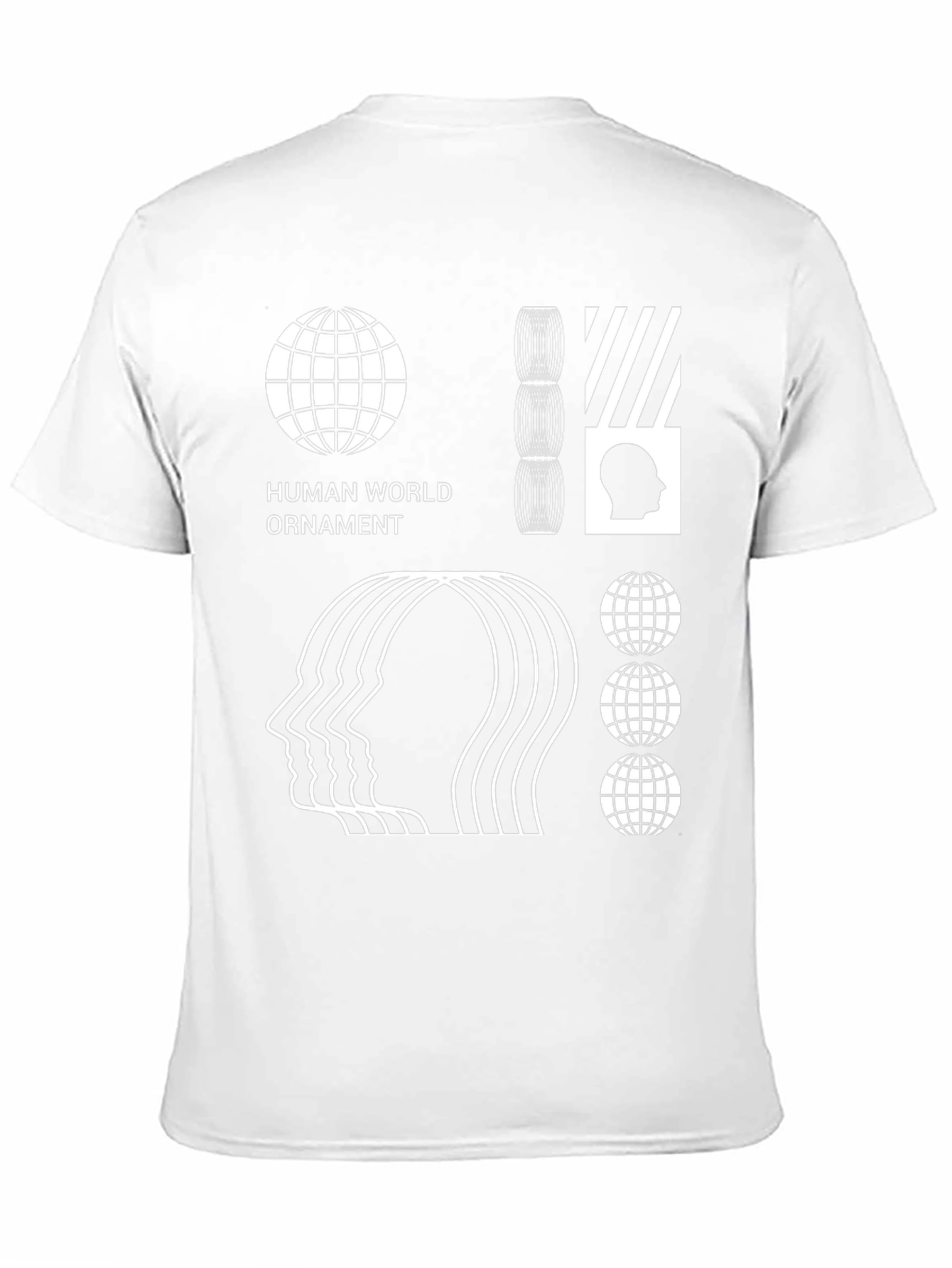 Abstract Graphic Print Black T-Shirt