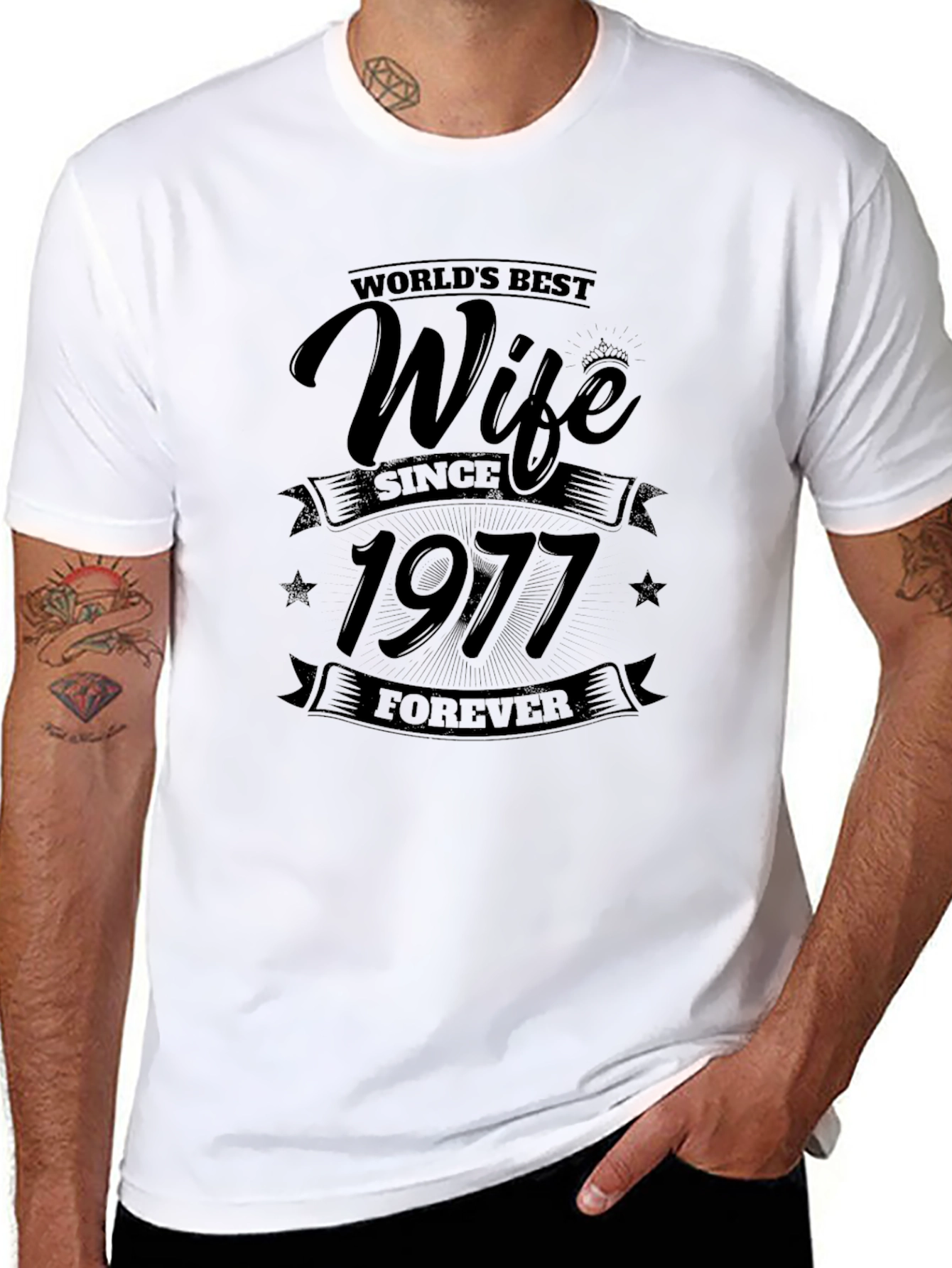 Worlds Best Wife Since 1977 T-Shirt