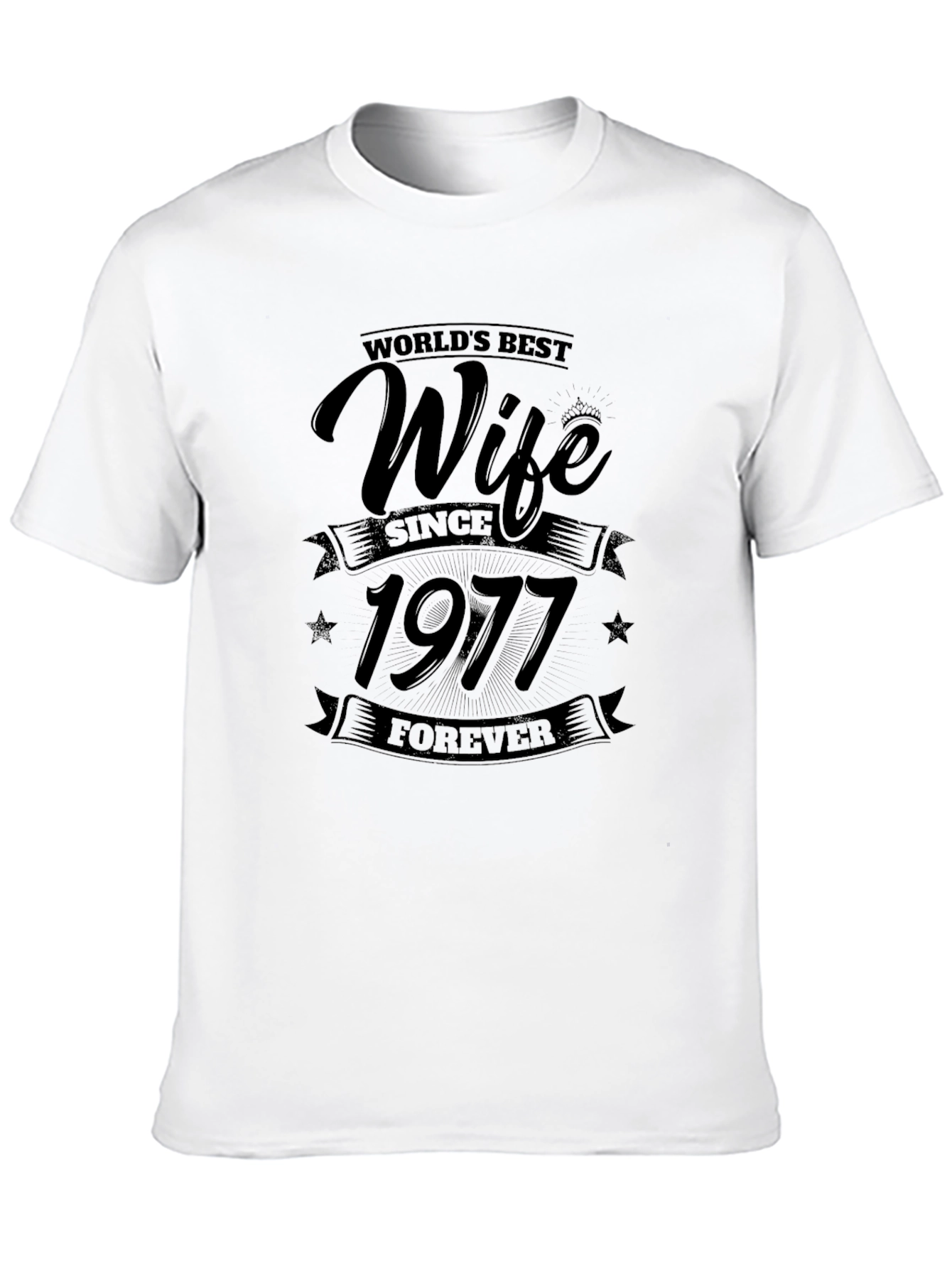 Worlds Best Wife Since 1977 T-Shirt