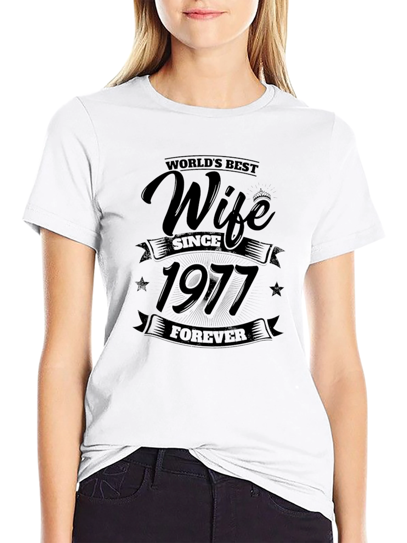 Worlds Best Wife Since 1977 T-Shirt