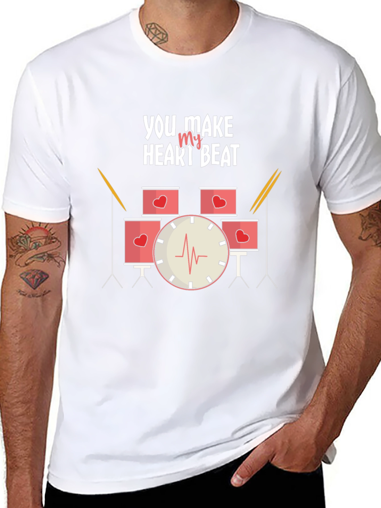 You Make My Heart Beat Drum T-Shirt