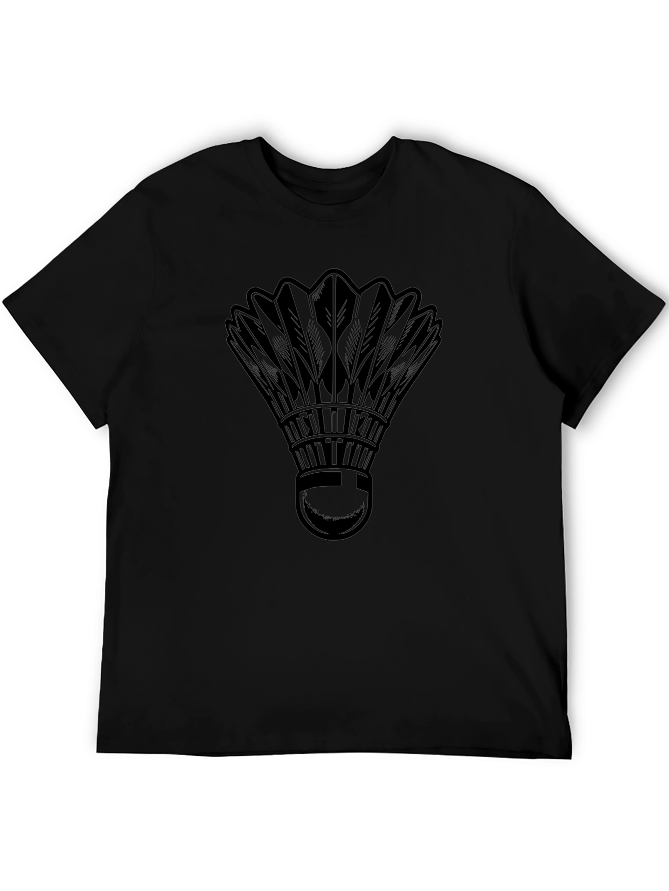 Badminton Shuttlecock Graphic Tee - Sporty & Stylish