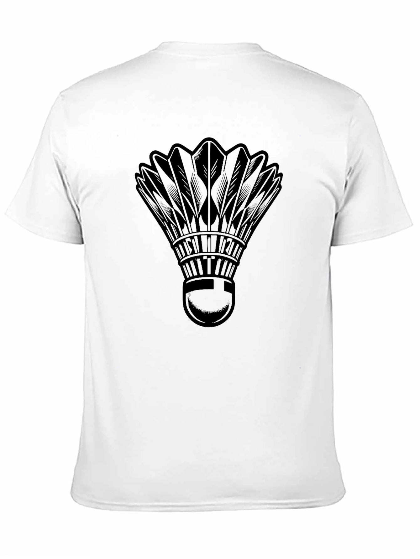 Badminton Shuttlecock Graphic Tee - Sporty & Stylish