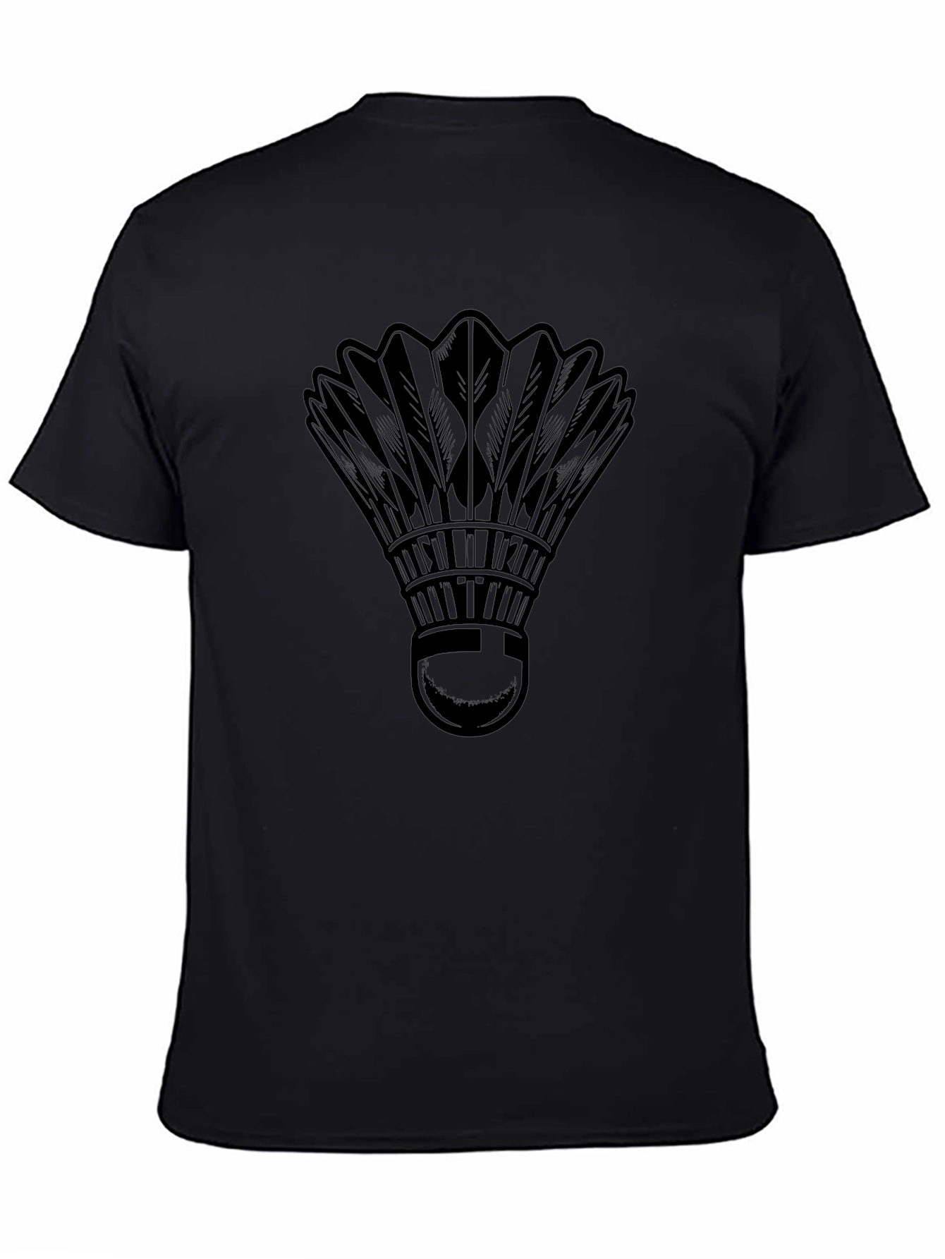 Badminton Shuttlecock Graphic Tee - Sporty & Stylish
