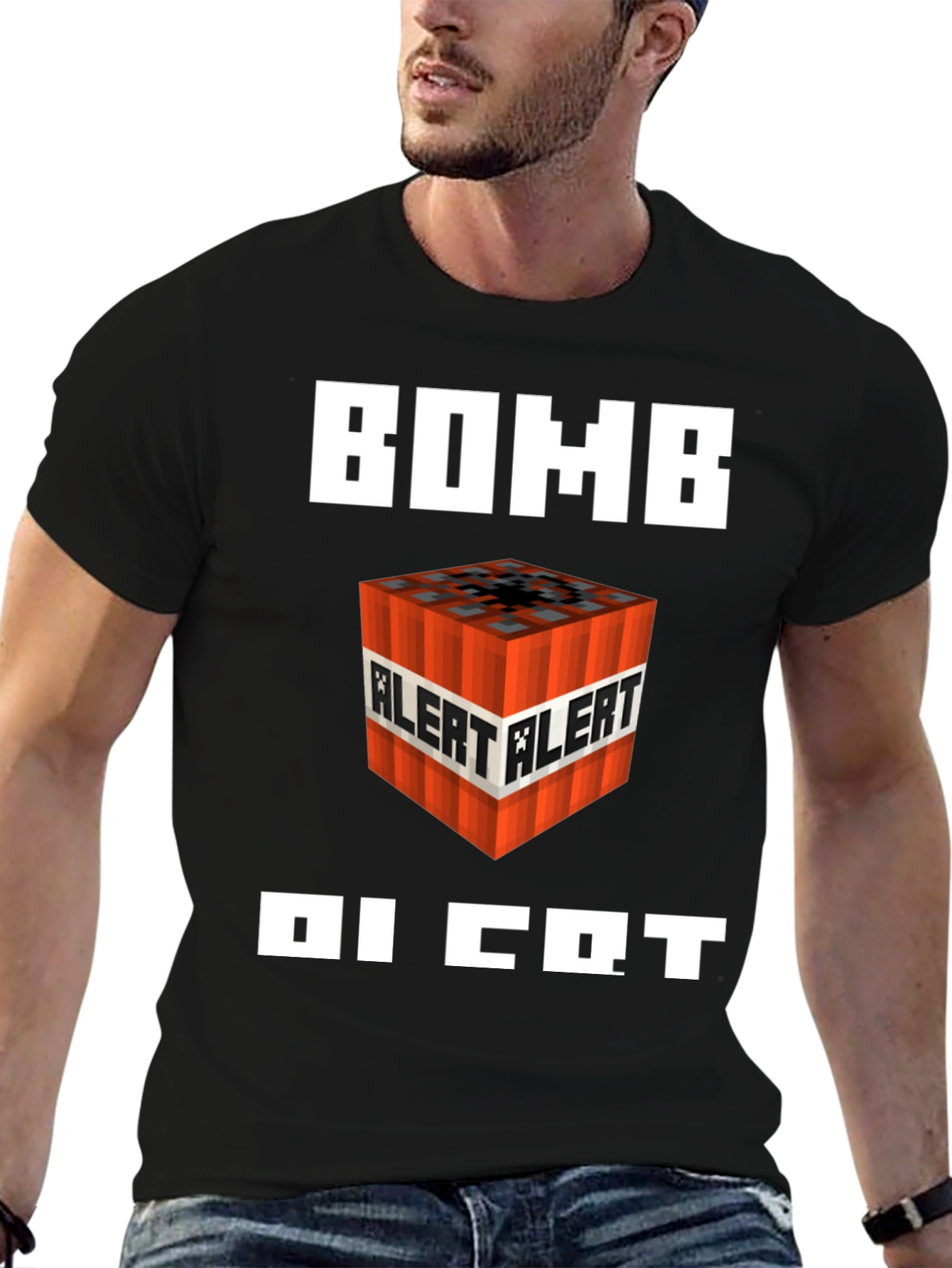 Bomb Alert Minecraft T-Shirt - Gamer Tee