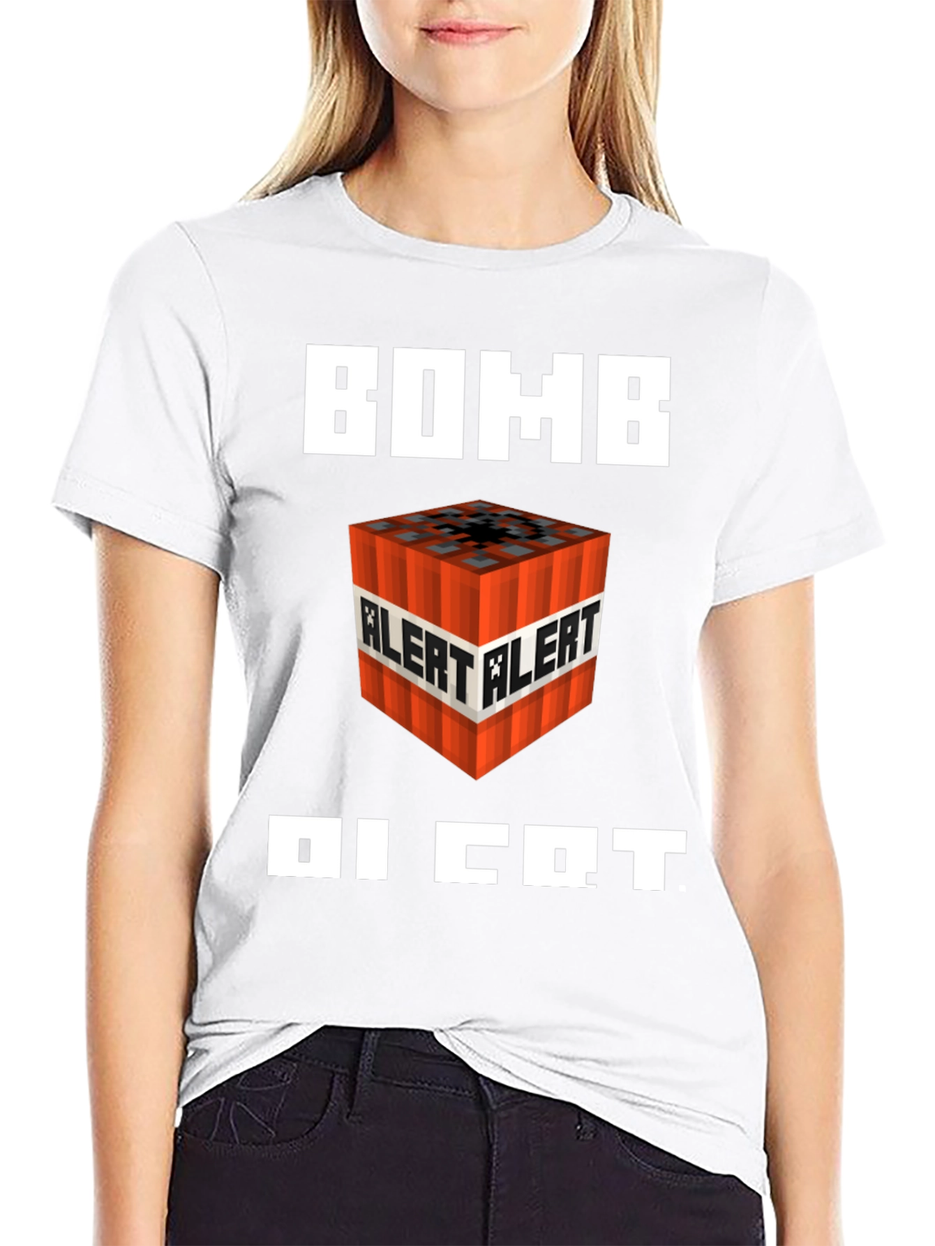 Bomb Alert Minecraft T-Shirt - Gamer Tee