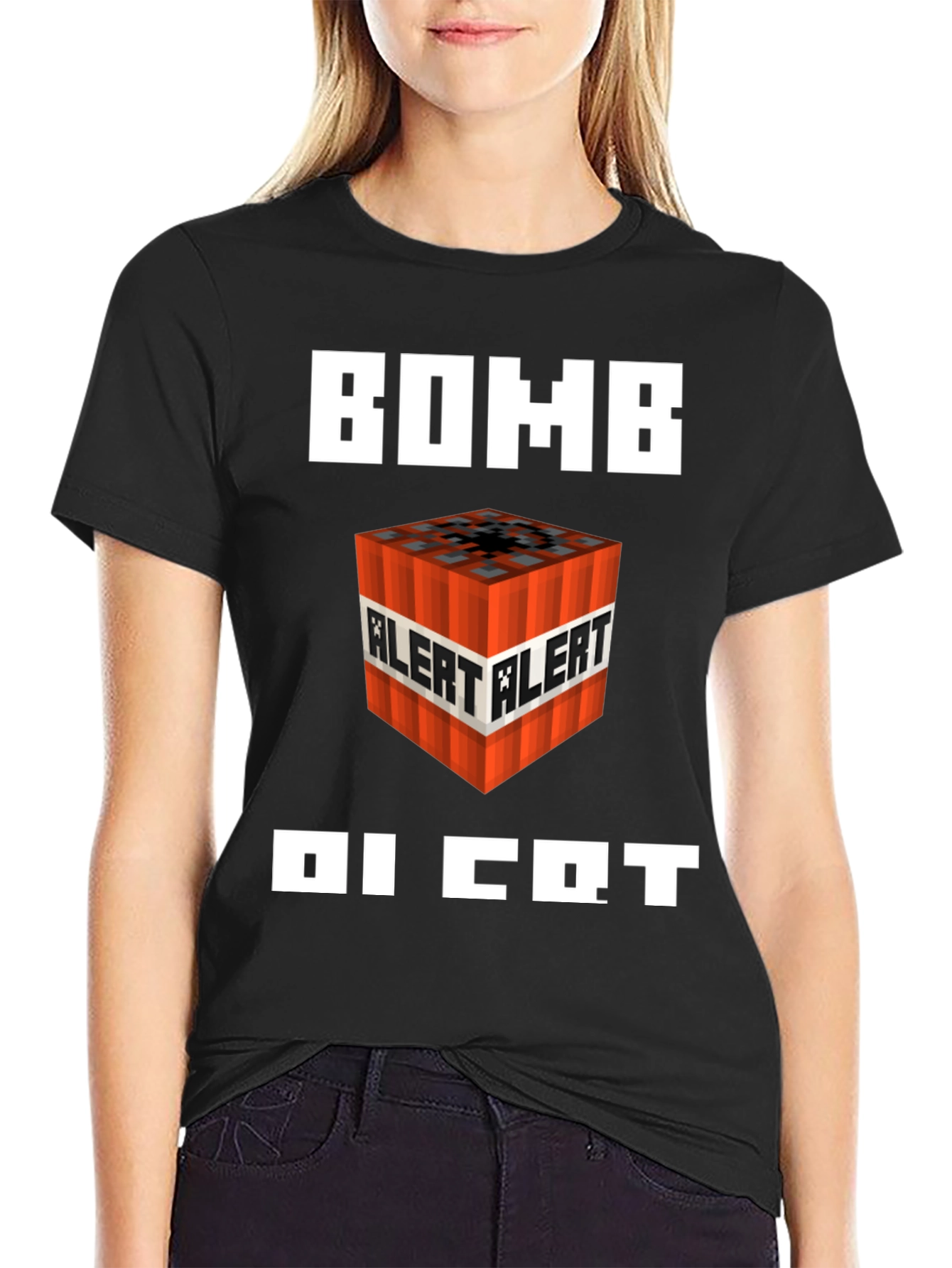 Bomb Alert Minecraft T-Shirt - Gamer Tee
