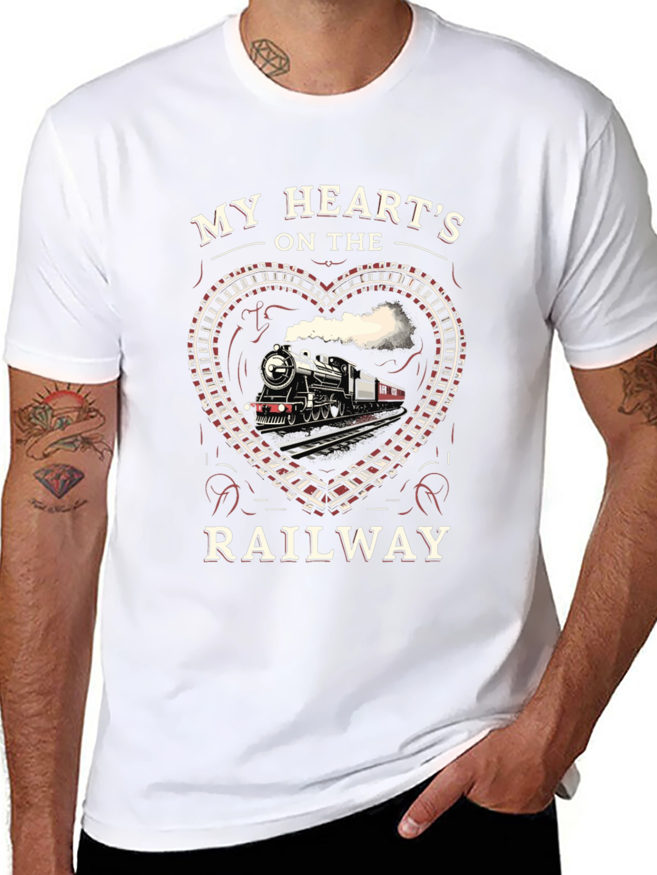 My Hearts On The Railway T-Shirt