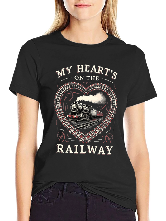 My Hearts On The Railway T-Shirt