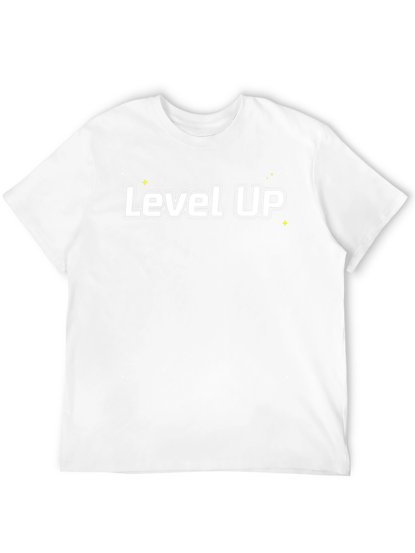 Level Up Graphic Print T-Shirt - Casual Gamer Style