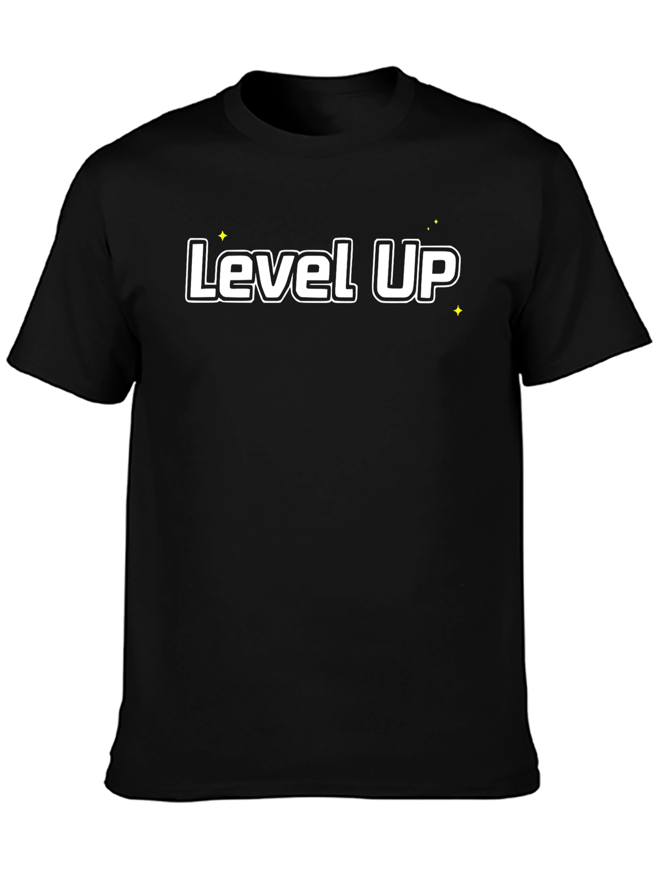 Level Up Graphic Print T-Shirt - Casual Gamer Style