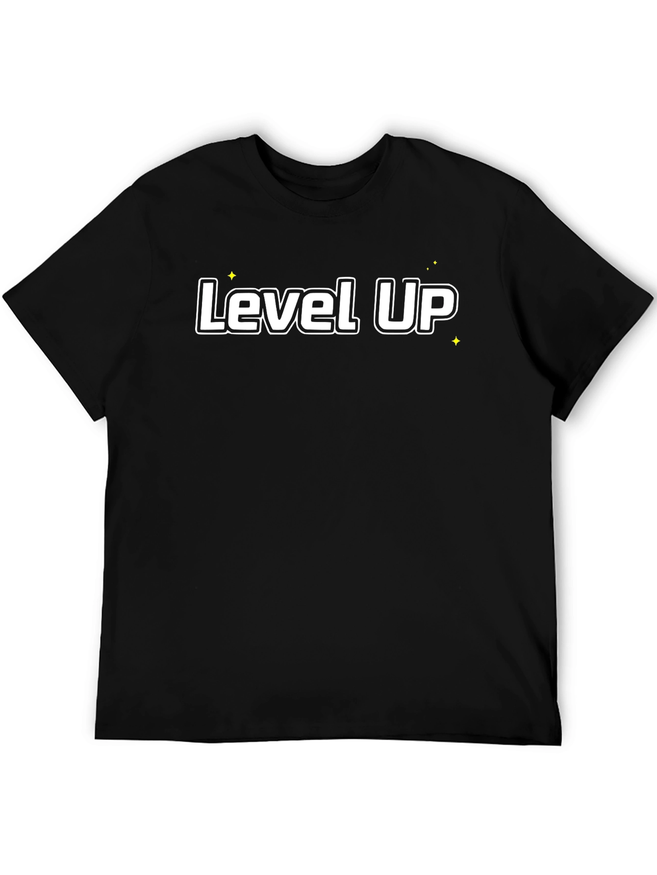Level Up Graphic Print T-Shirt - Casual Gamer Style