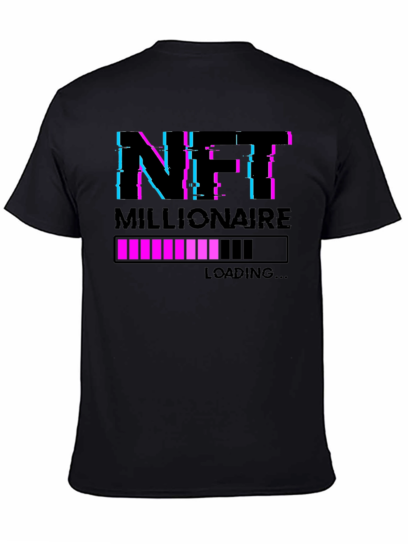 NFT Millionaire Loading Graphic Tee - Black