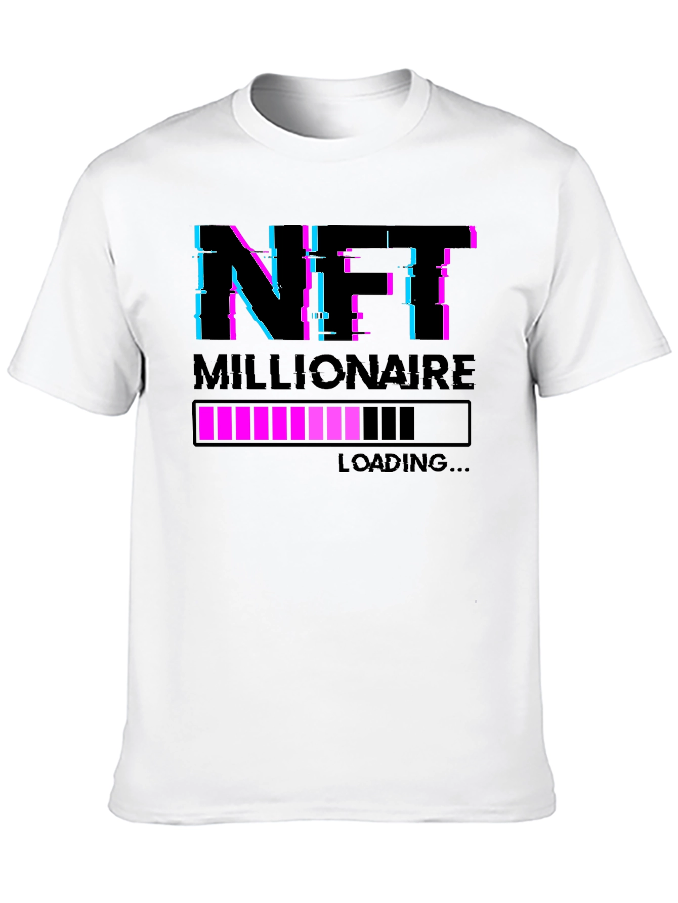 NFT Millionaire Loading Graphic Tee - Black