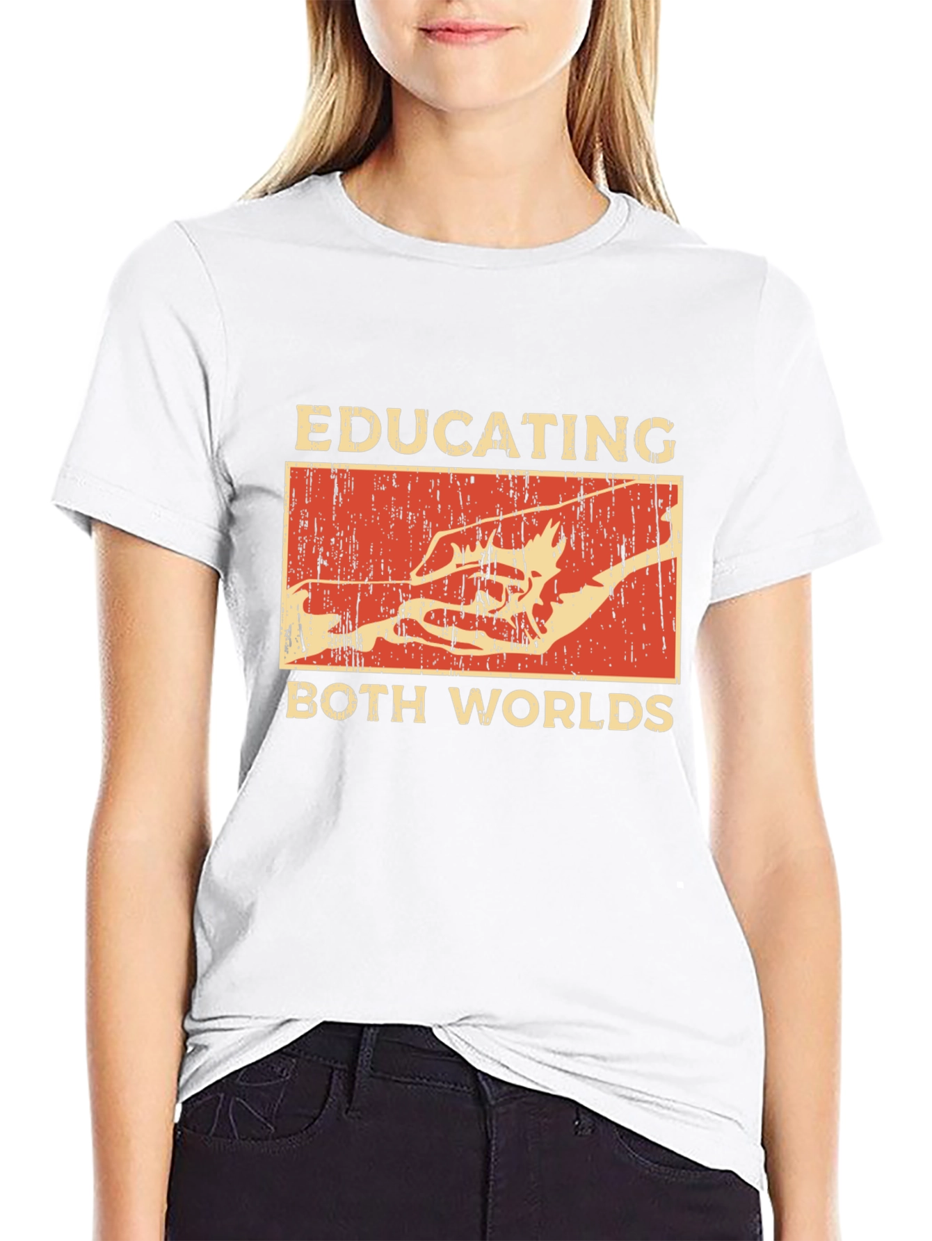 Educating Both Worlds Graphic T-Shirt