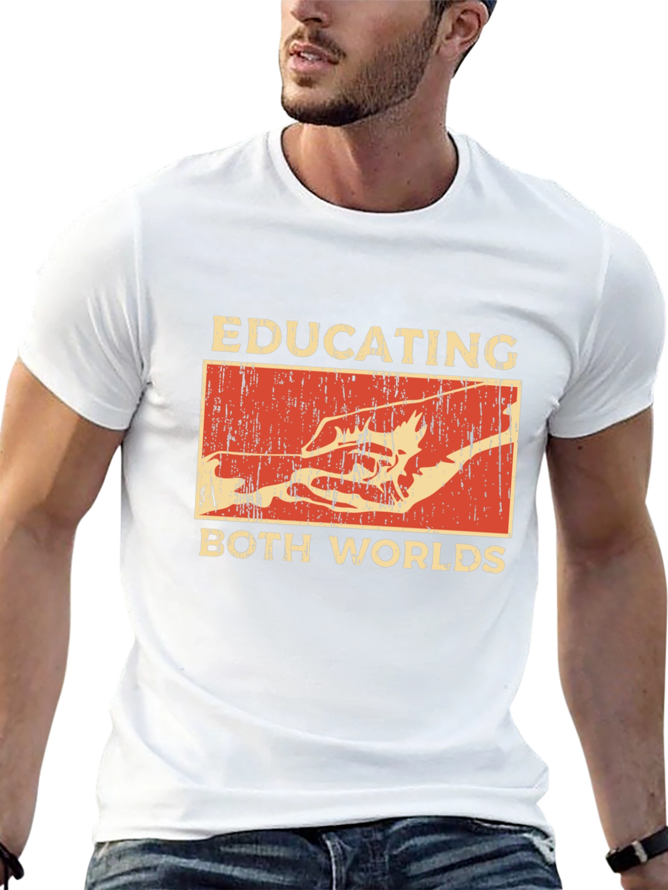 Educating Both Worlds Graphic T-Shirt