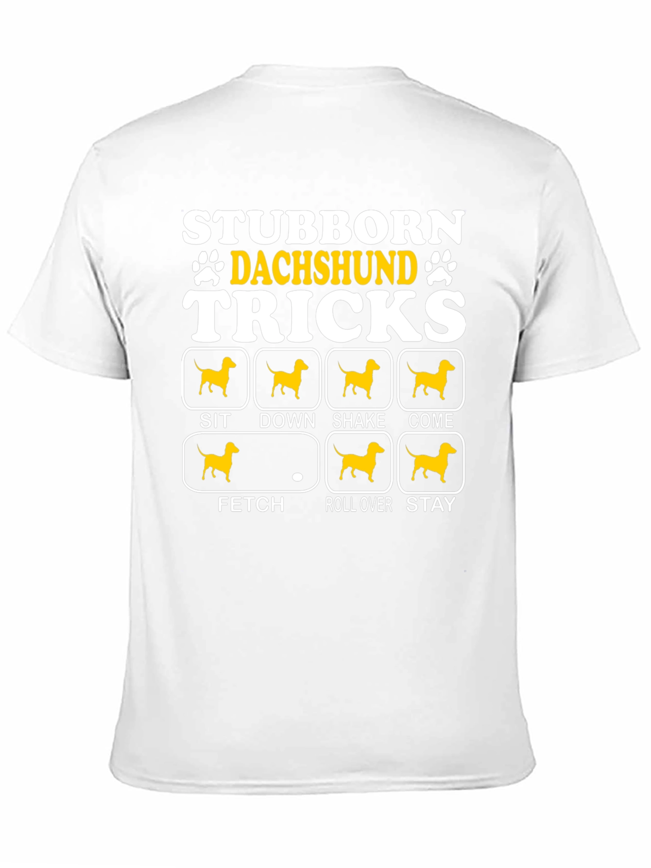 Stubborn Dachshund Tricks Graphic T-Shirt
