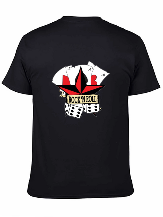 Rock N Roll Dice and Card Tee