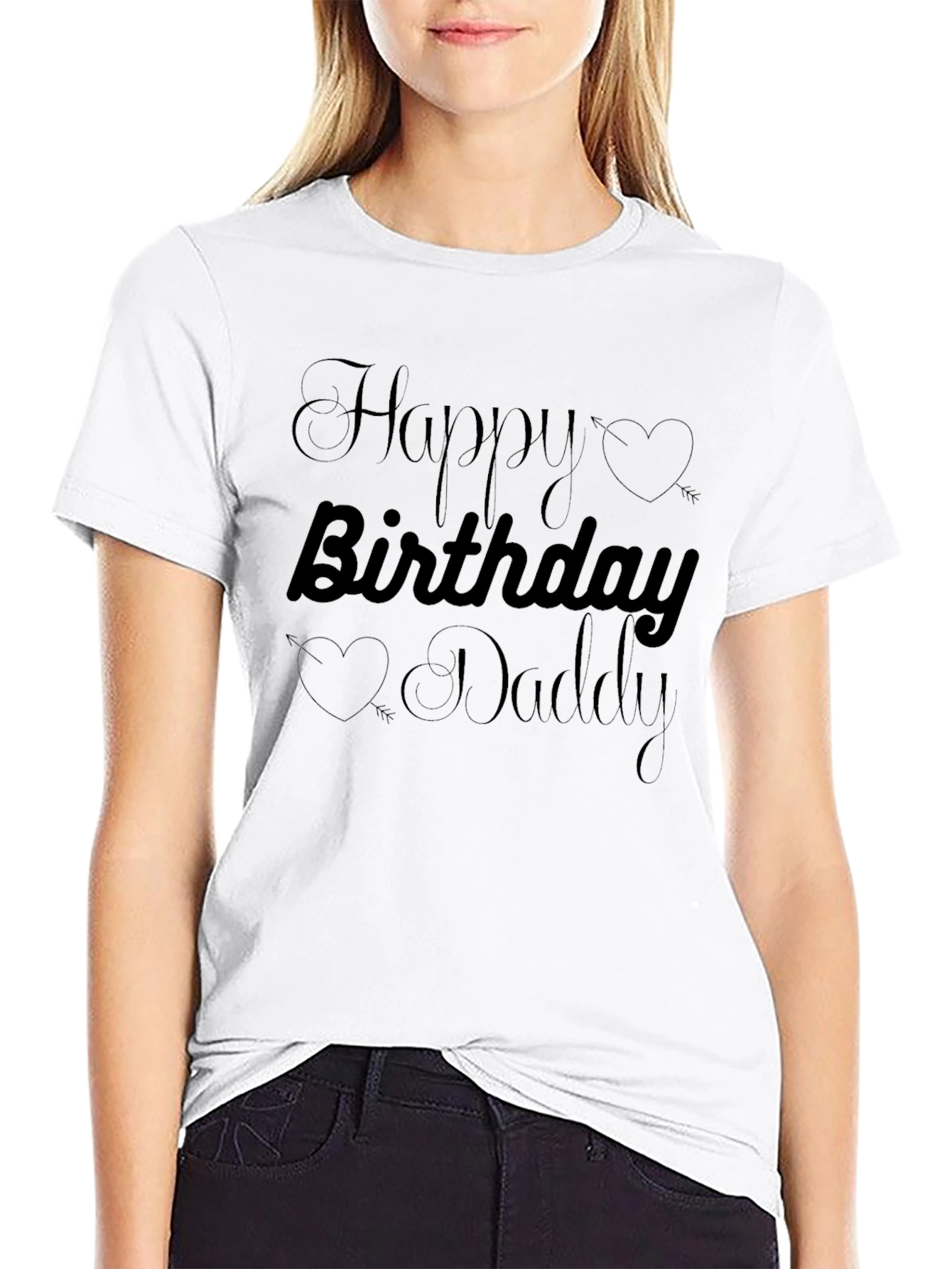 Happy Birthday Daddy T-Shirt Black