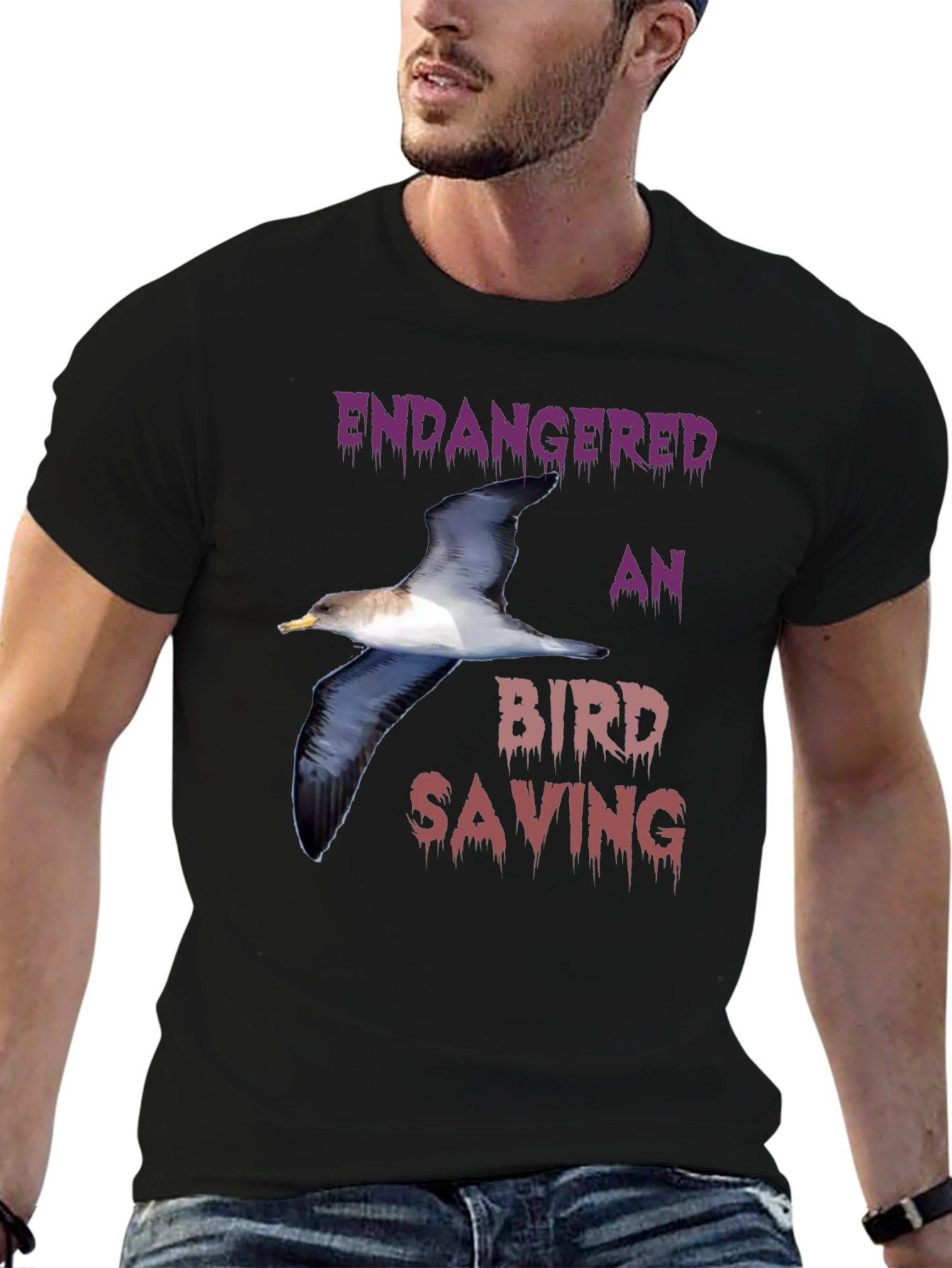 Endangered Bird Graphic T-Shirt
