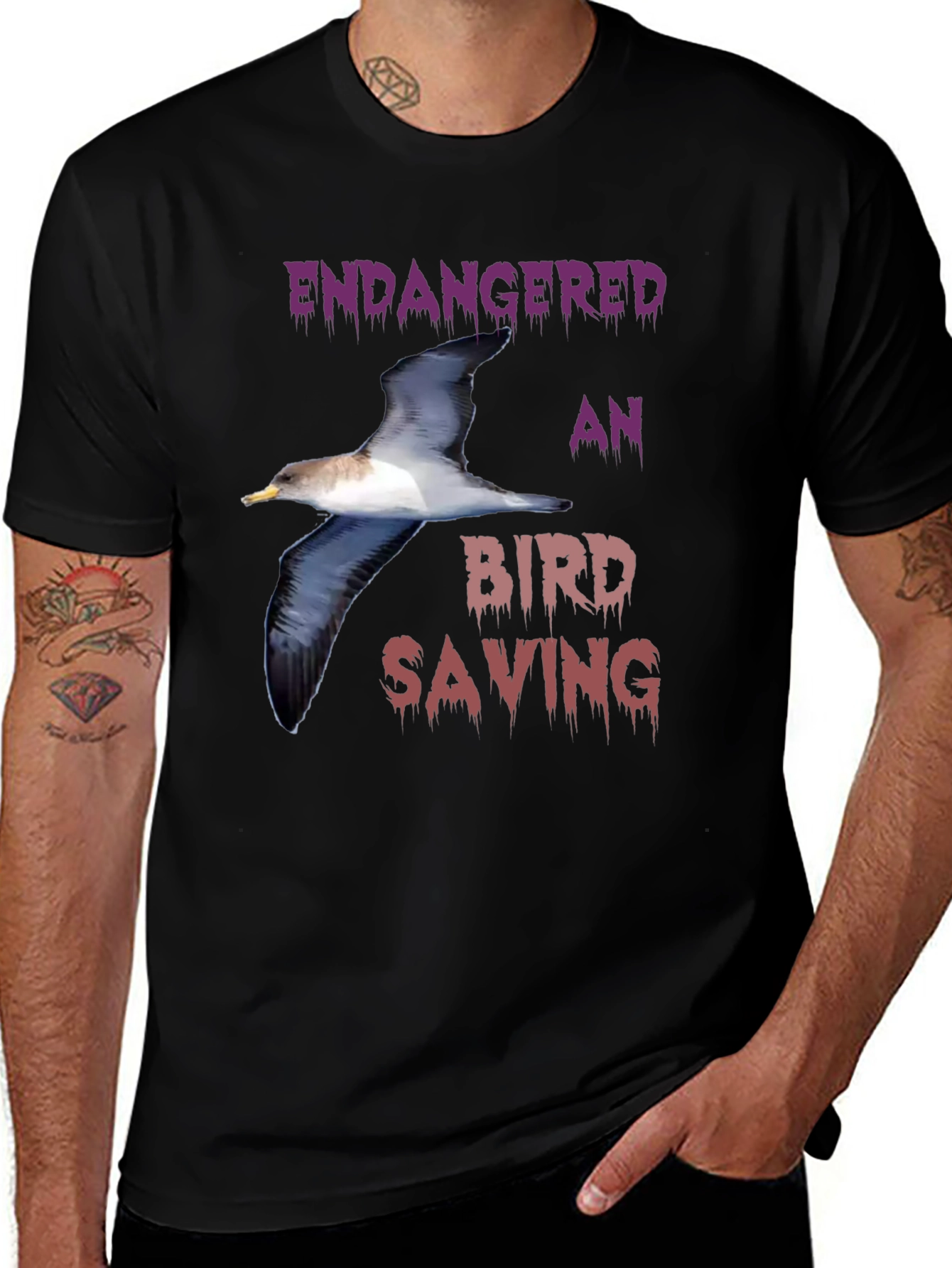 Endangered Bird Graphic T-Shirt