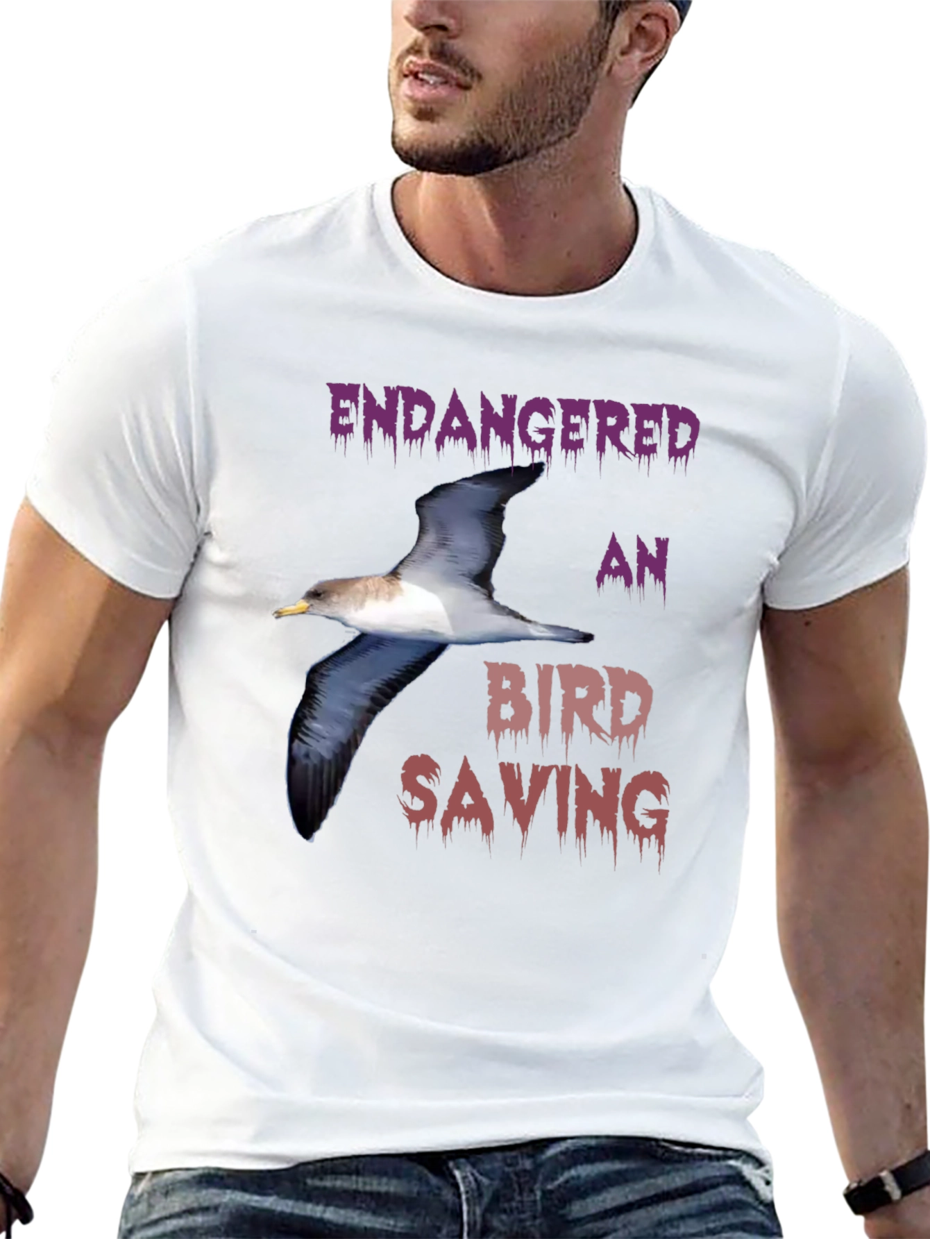 Endangered Bird Graphic T-Shirt