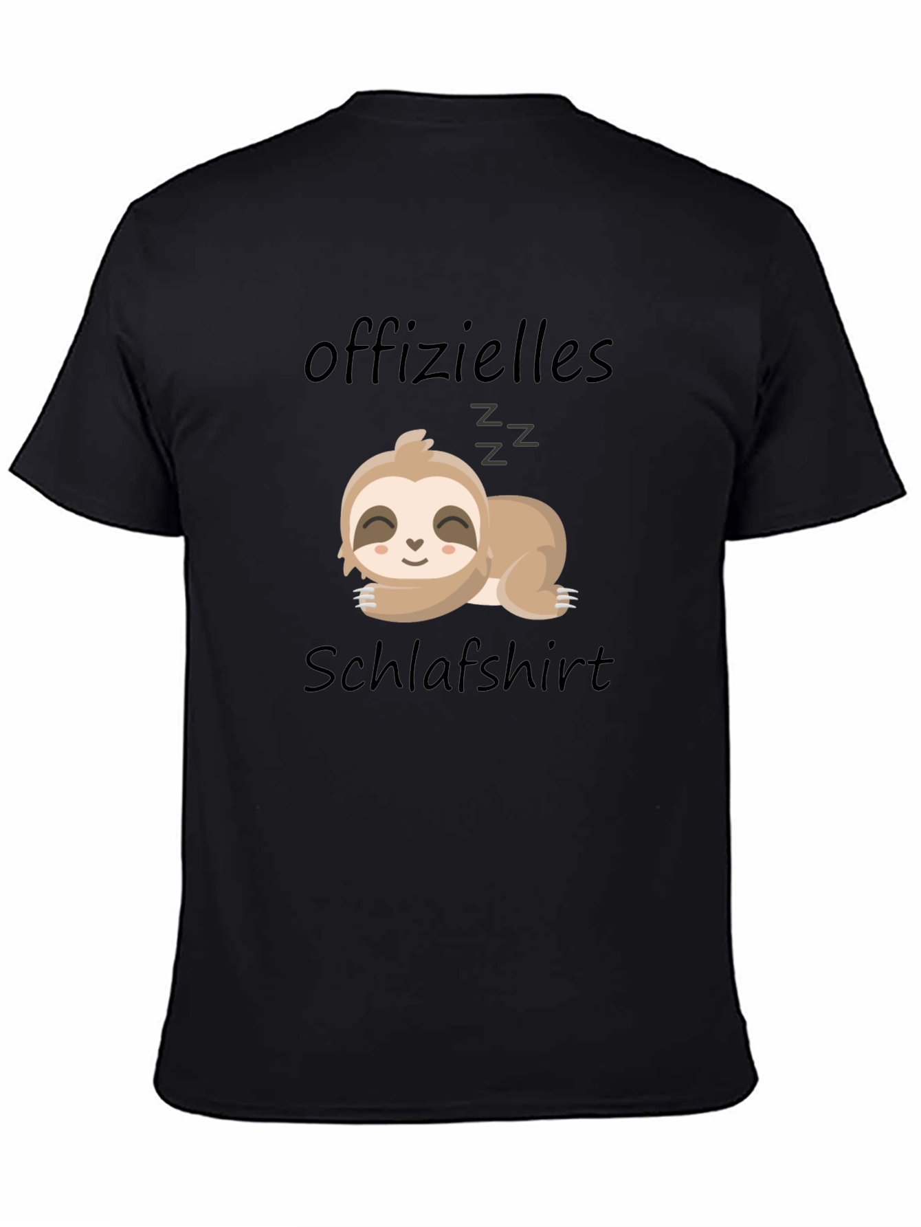 Lazy Sloth Sleep Shirt - Funny German Text