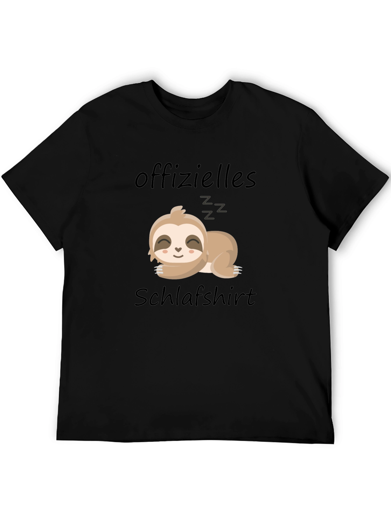 Lazy Sloth Sleep Shirt - Funny German Text
