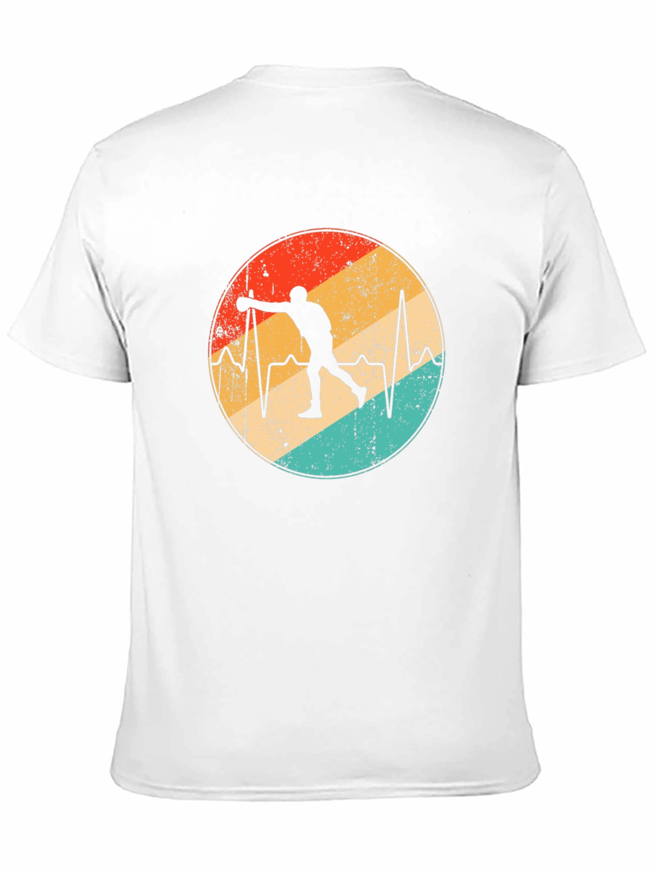 Bowling Heartbeat Graphic Tee - Strike Style!
