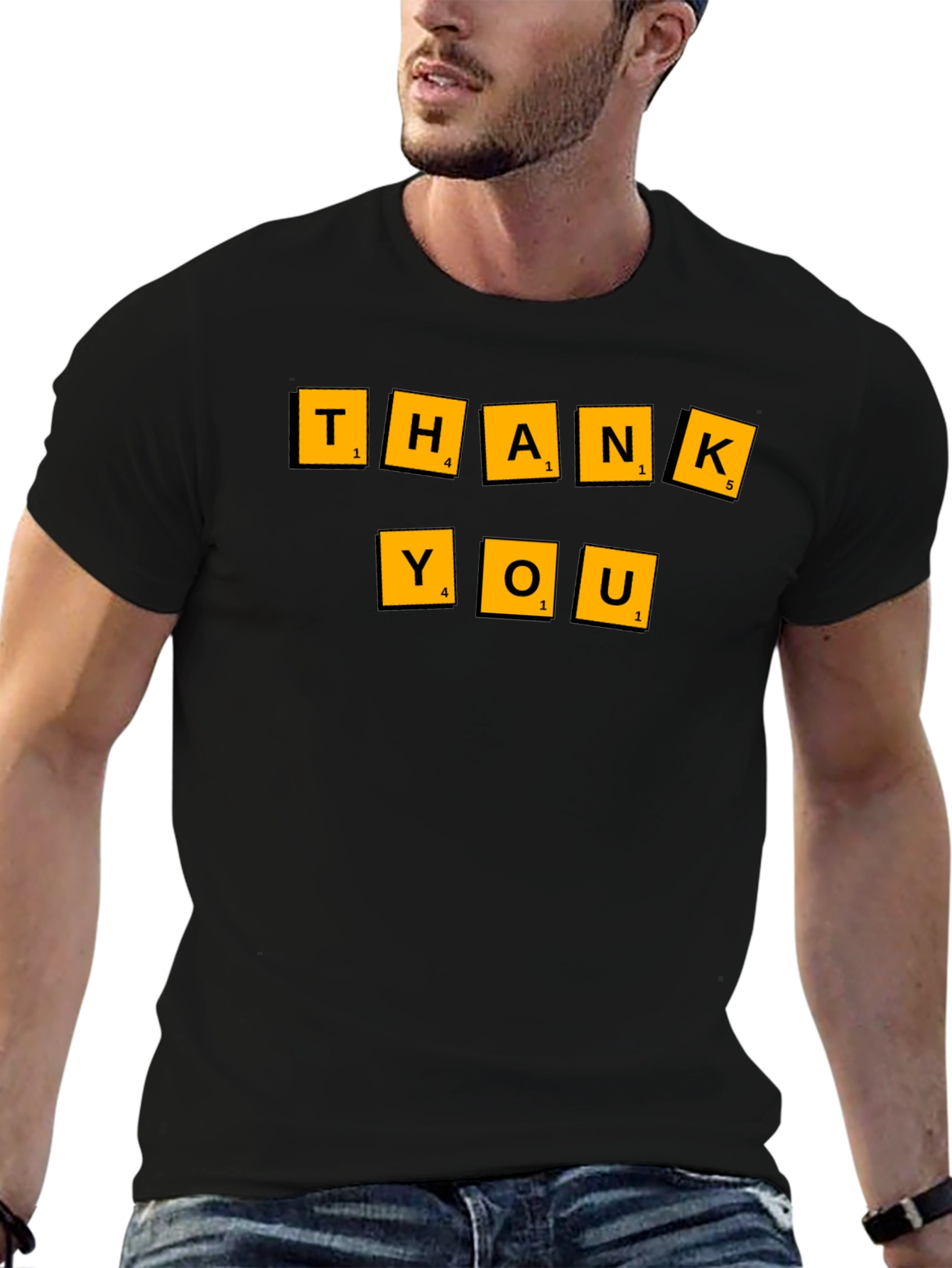 Scrabble Thank You Graphic Tee