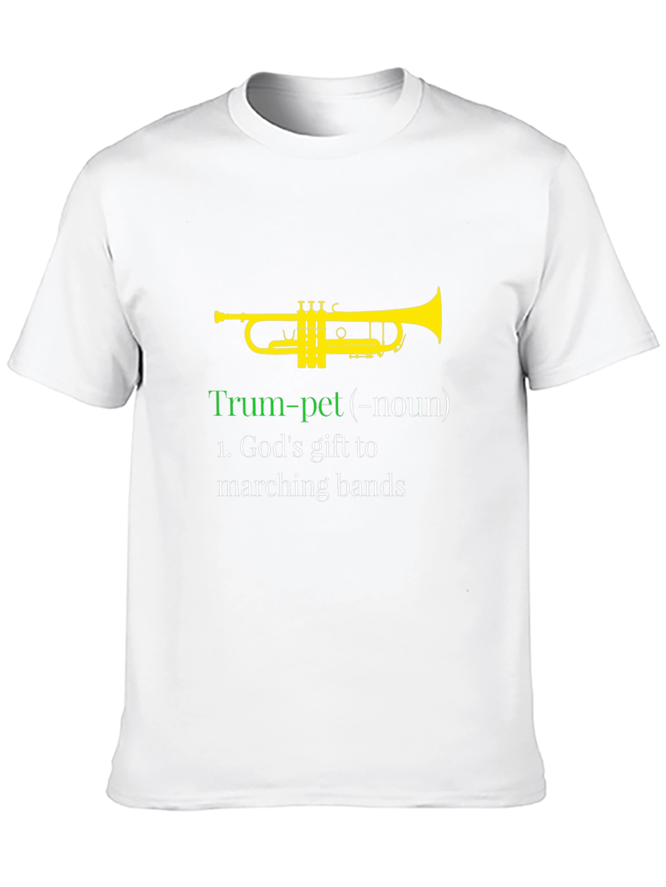 Trumpet Definition Funny Musician Black T-Shirt