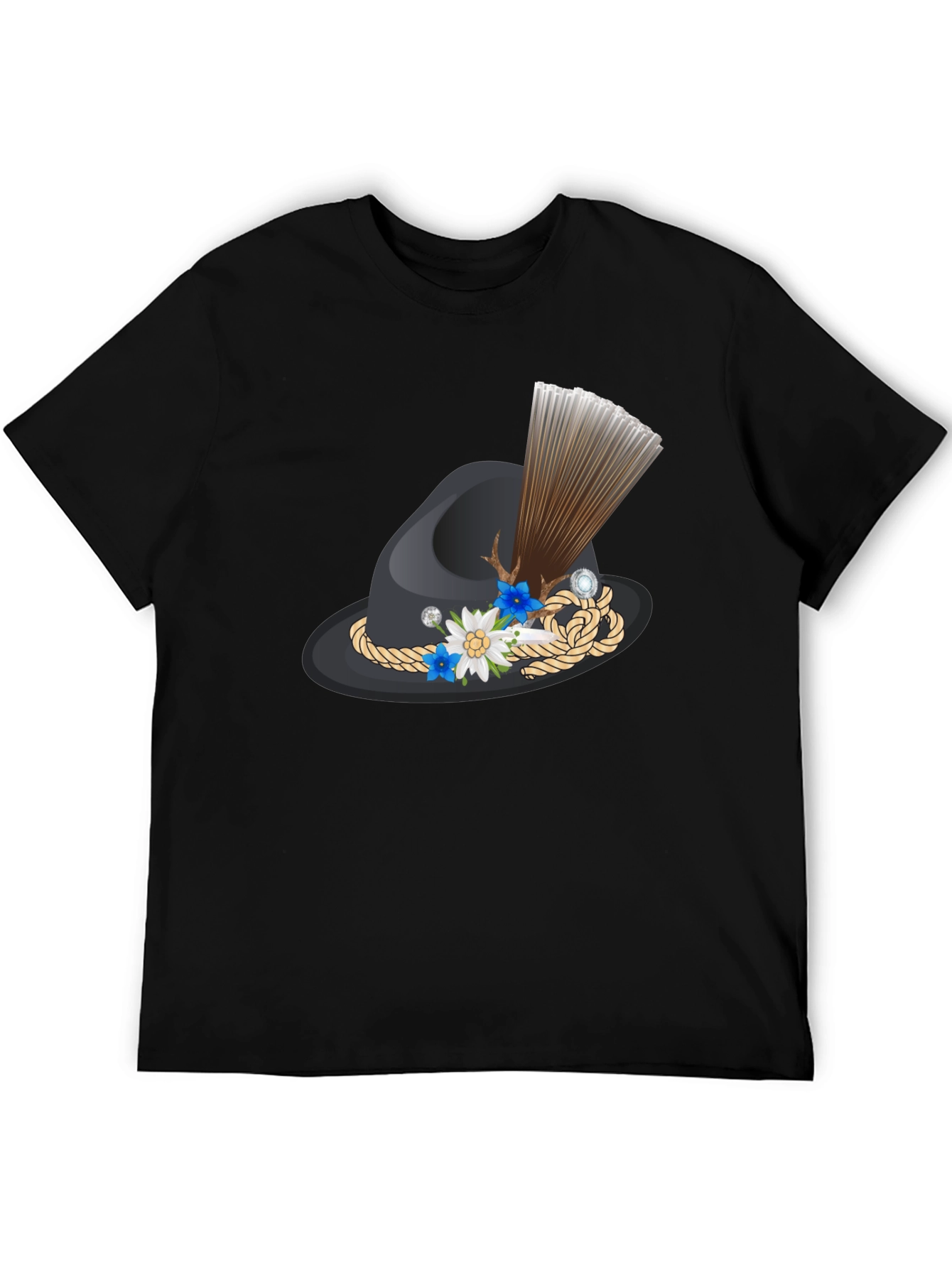 Novelty Hat Graphic Tee - Bavarian Style