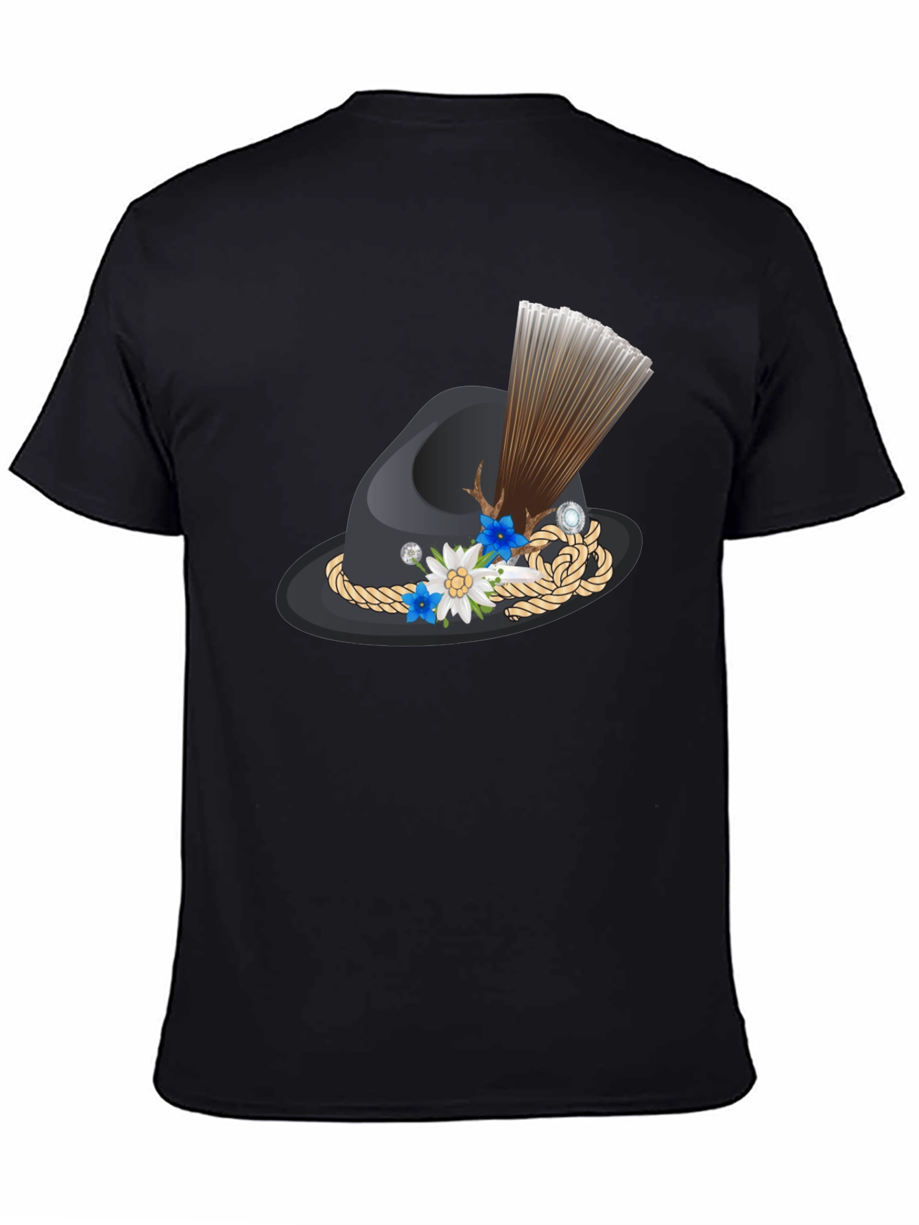 Novelty Hat Graphic Tee - Bavarian Style