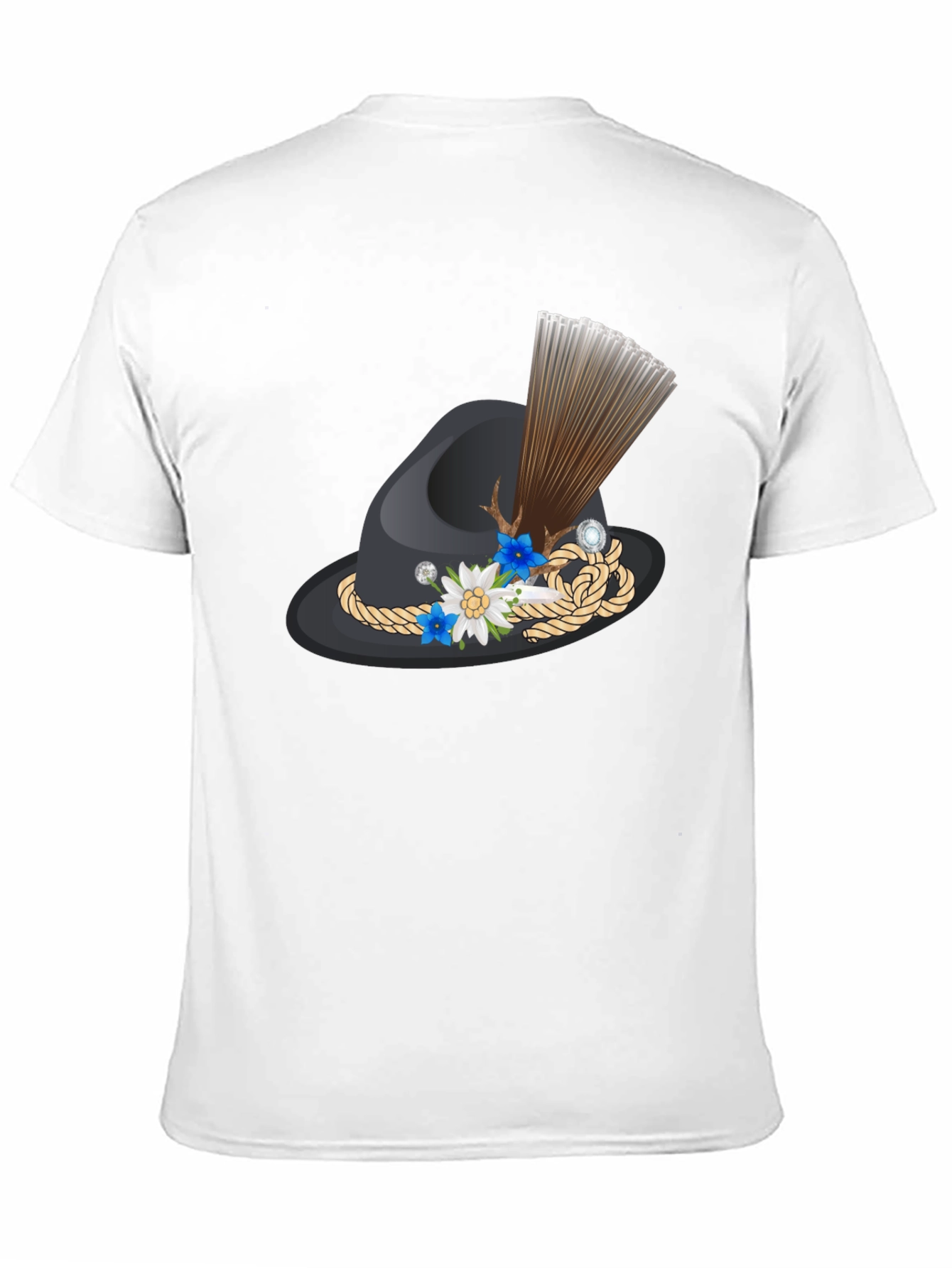 Novelty Hat Graphic Tee - Bavarian Style