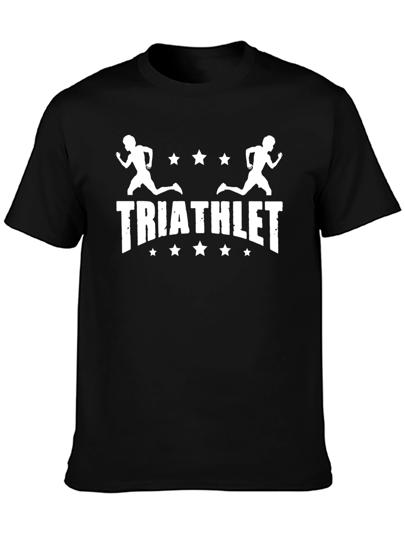 Triathlete Graphic T-Shirt - Black