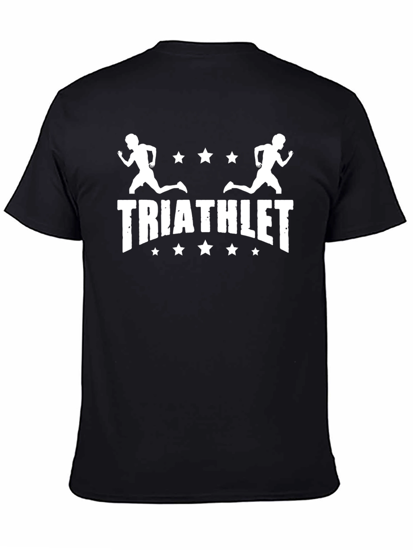 Triathlete Graphic T-Shirt - Black