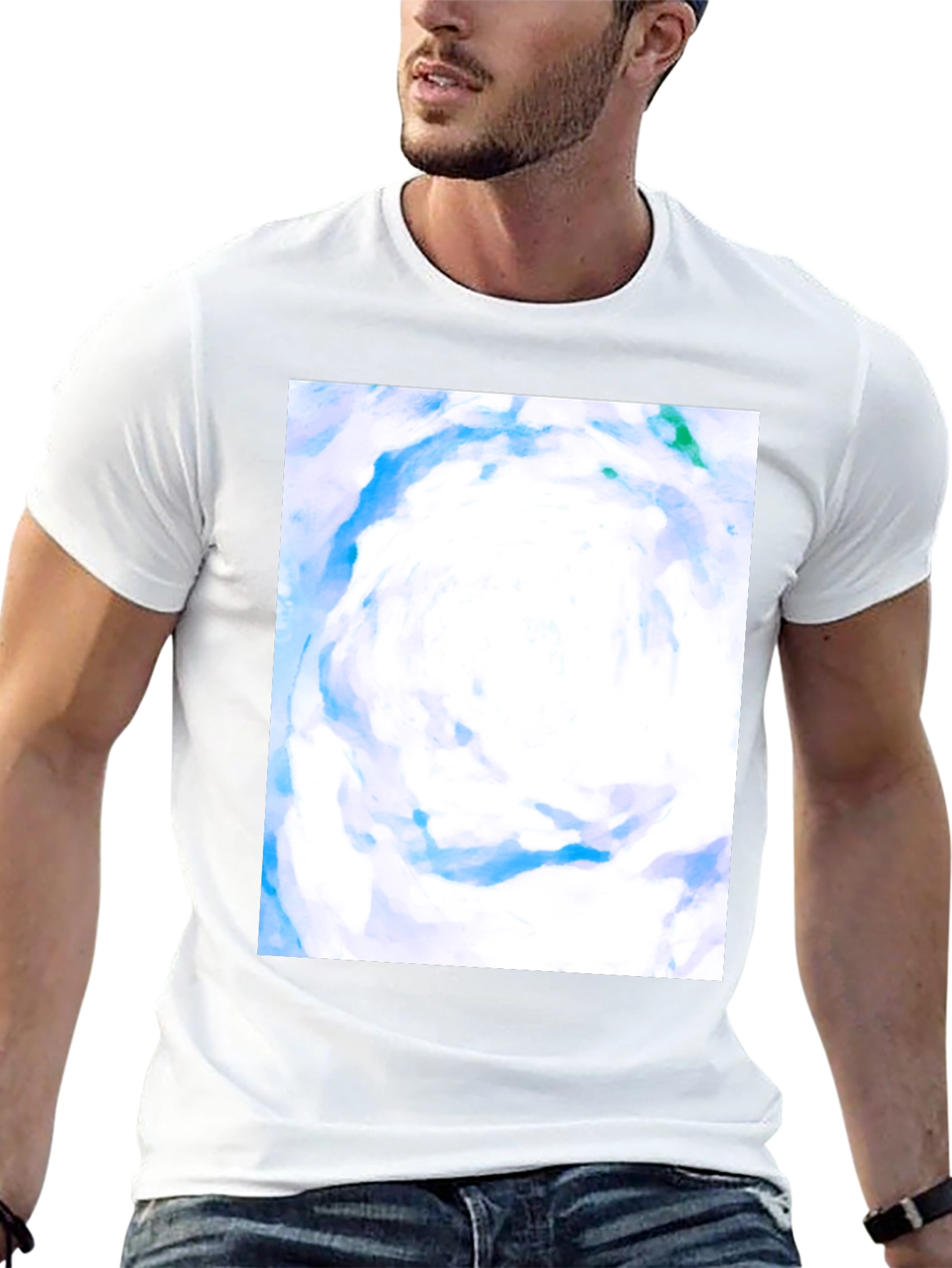 Abstract Art Black T-Shirt
