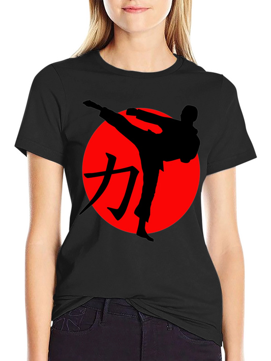 Karate Silhouette T-Shirt - Martial Arts Graphic Tee