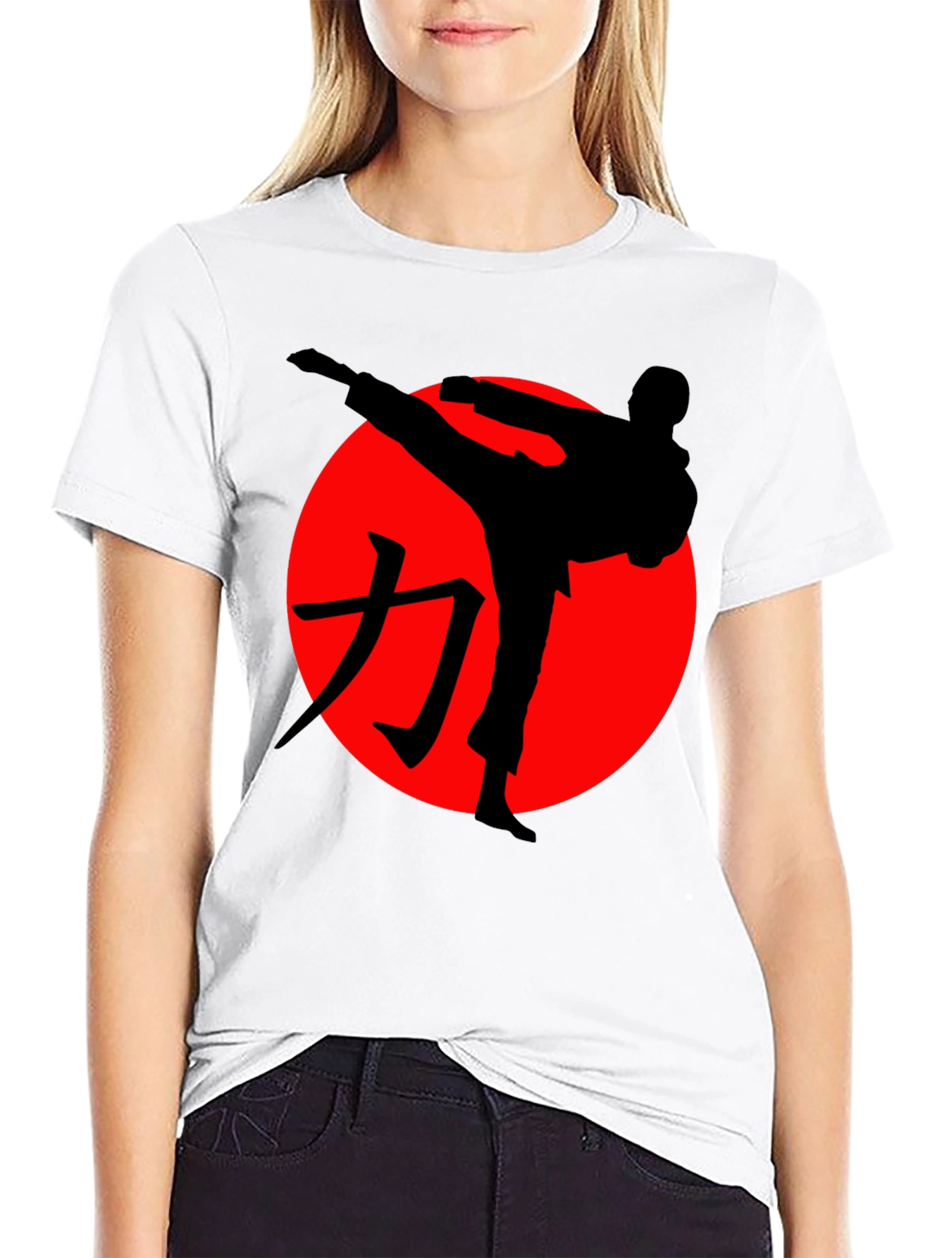 Karate Silhouette T-Shirt - Martial Arts Graphic Tee