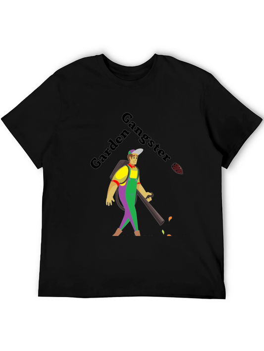 Garden Gangster Graphic Tee - Bold Humor Shirt
