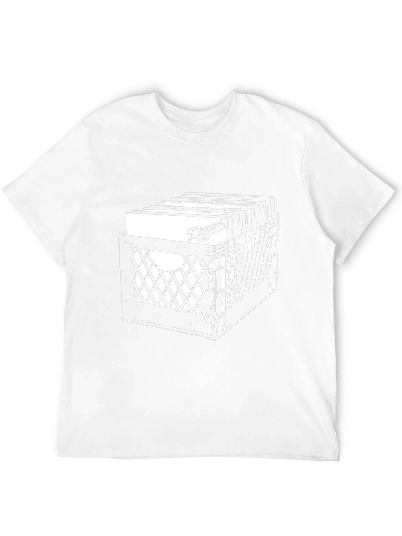 Diggers Record Crate Black T-Shirt