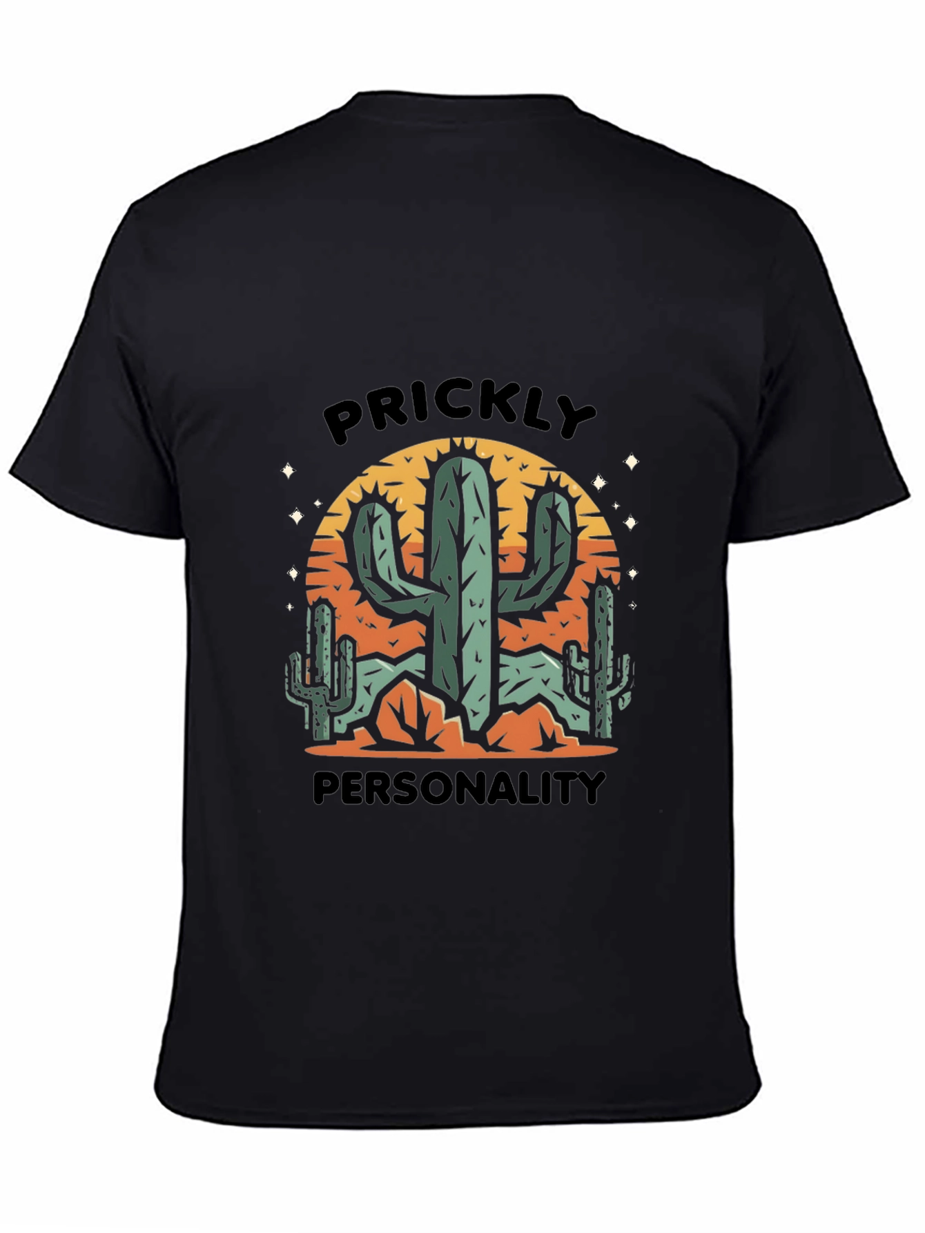 Prickly Personality Cactus Graphic Tee