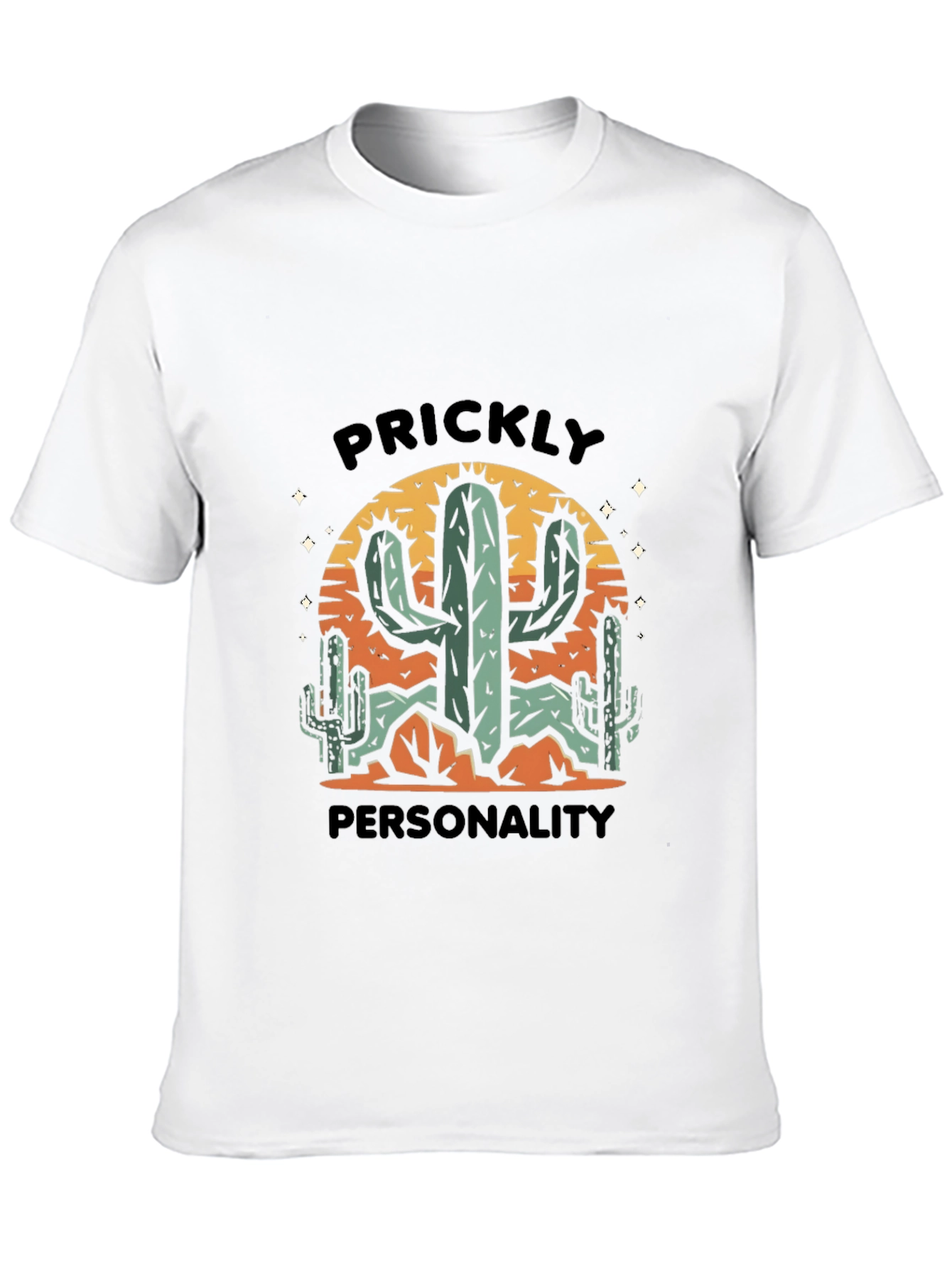 Prickly Personality Cactus Graphic Tee