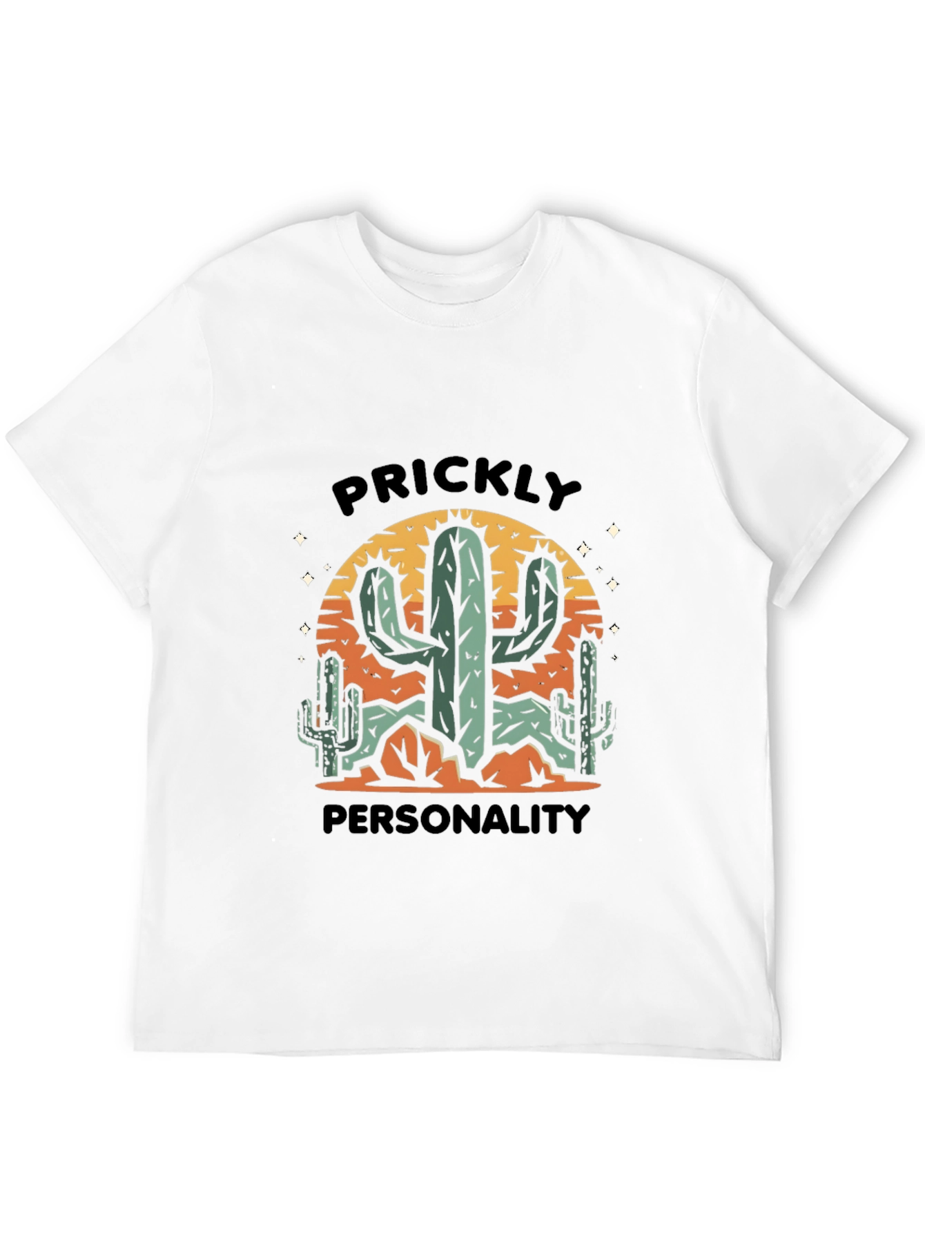 Prickly Personality Cactus Graphic Tee