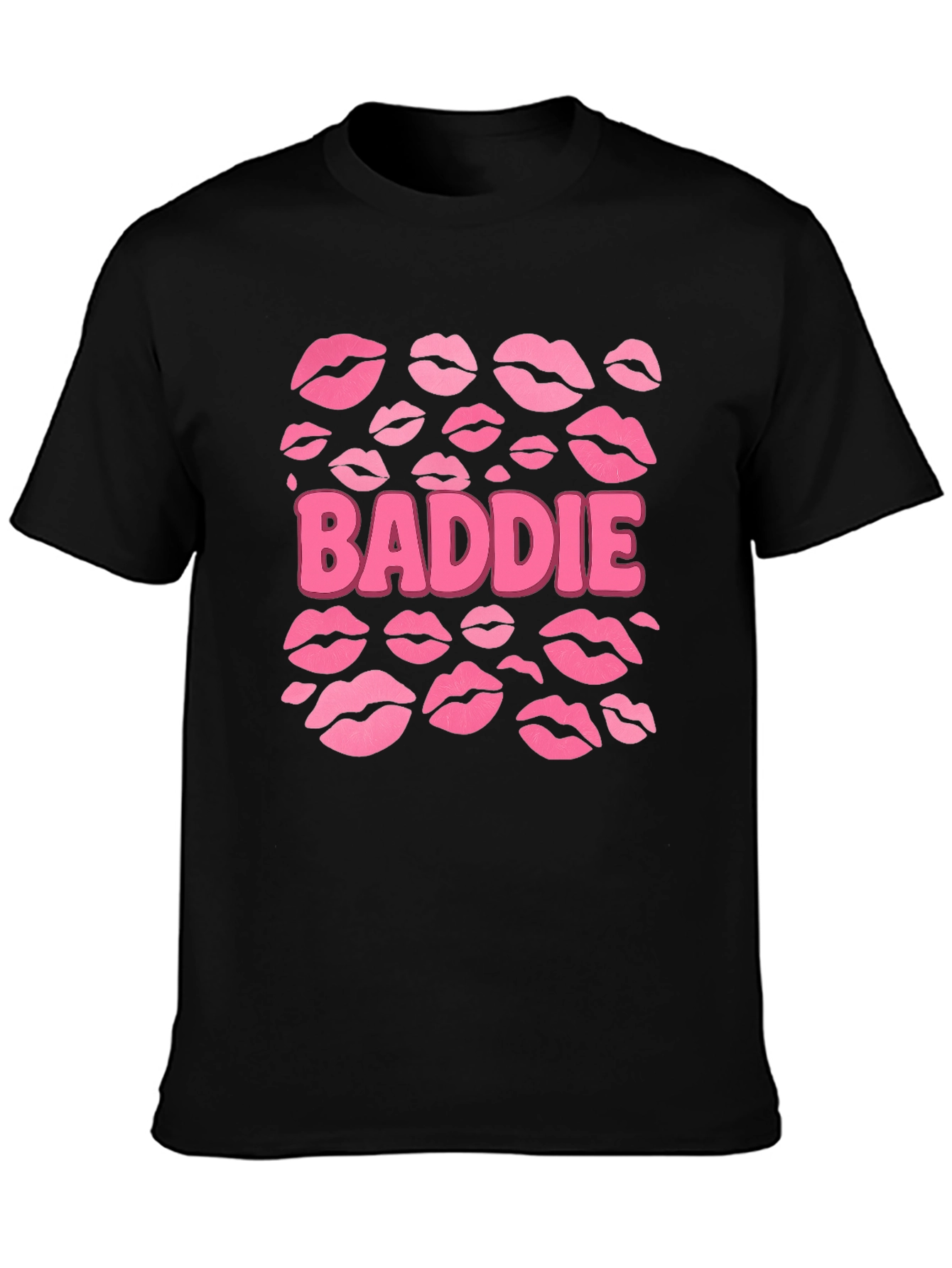 Baddie Lips Graphic Tee - Trendy Womens Fashion