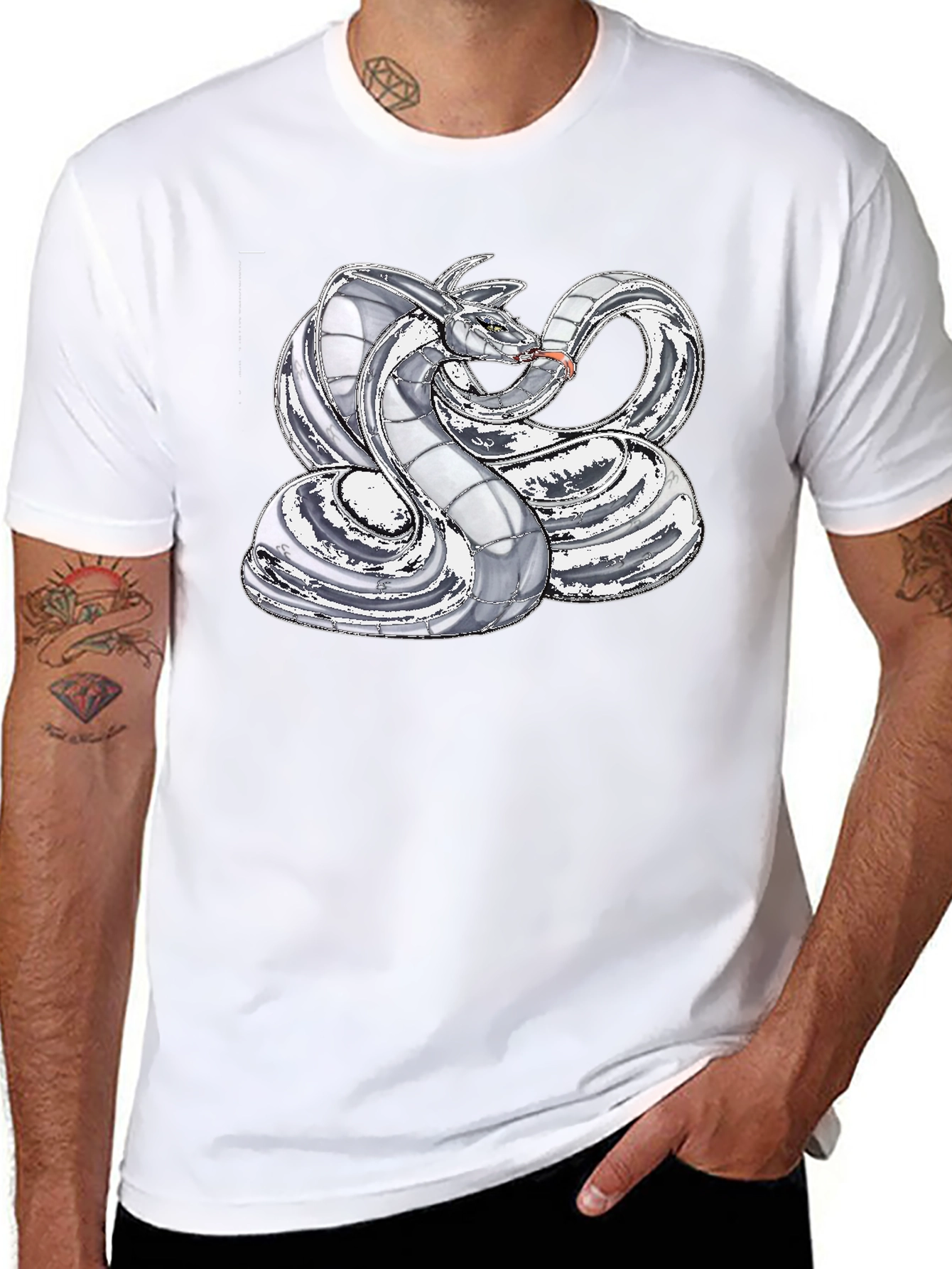 Cobra Graphic Tee - Mens Black T-Shirt