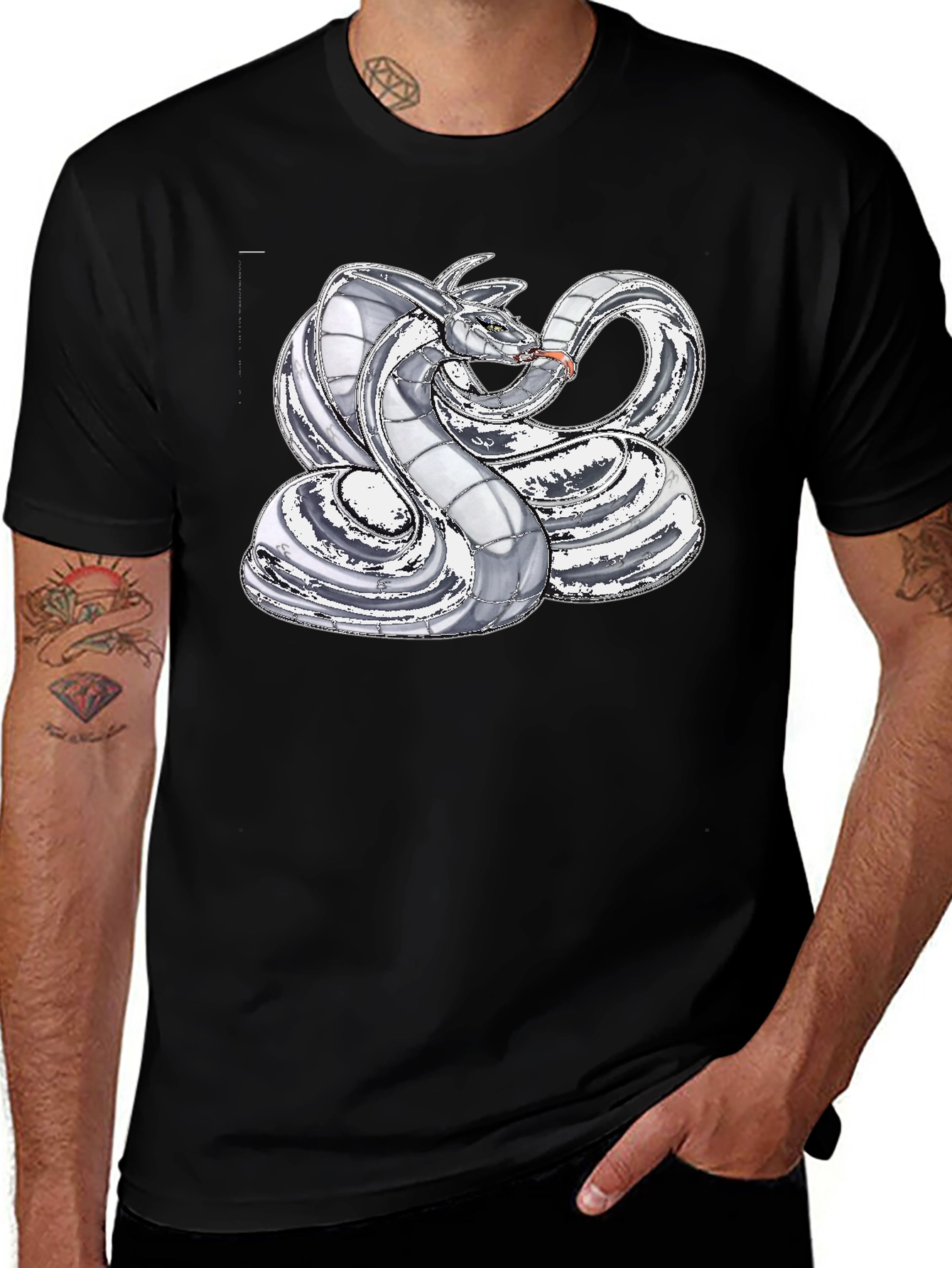 Cobra Graphic Tee - Mens Black T-Shirt