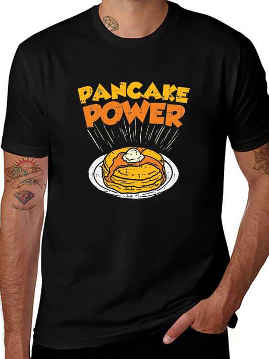Pancake Power T-Shirt - Funny Breakfast Tee